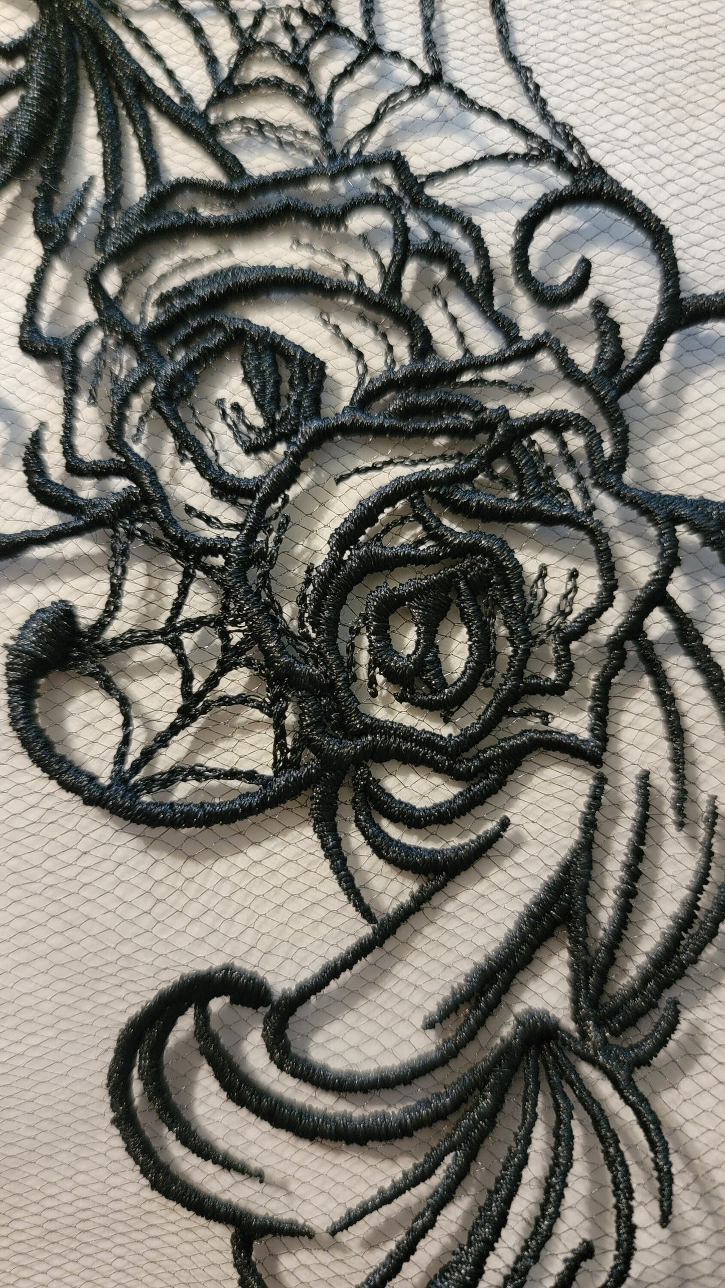 Black Rose, New! Rose Flowers and Webs, Spiders, Creepy, Bugs, Spooky, Halloween and Gothic Decor, Spider Web