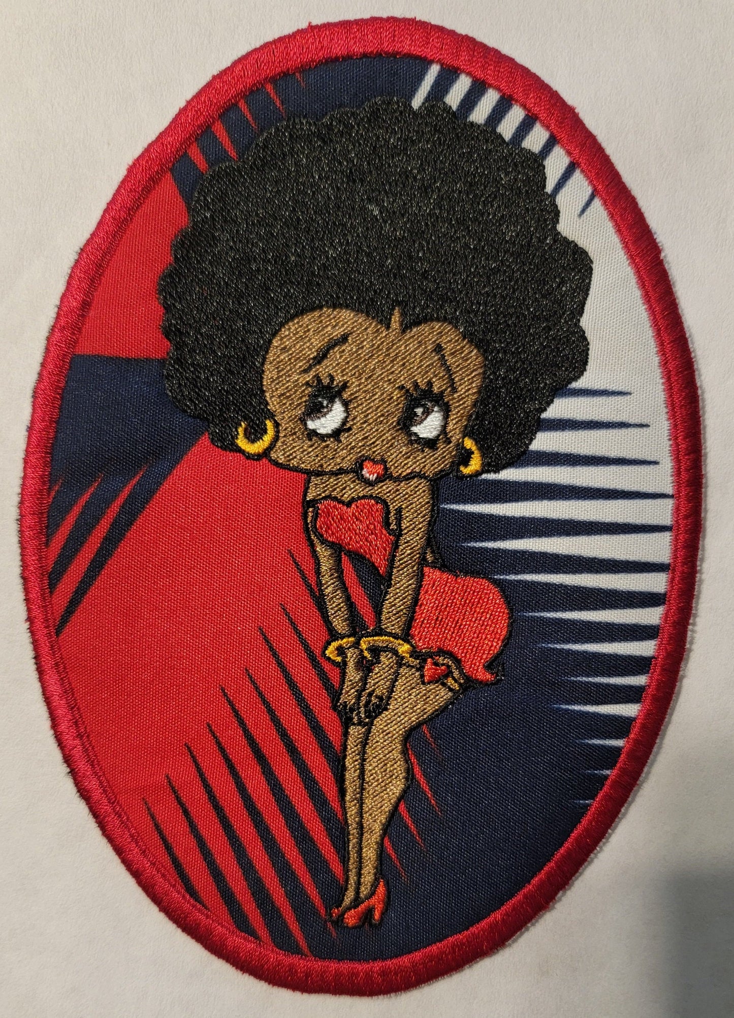 Black Betty Boop, Betty Boop Patch, African American Icons, Cultural, Black History, Black Girl Magic, Black Betty Ready Iron-On Patch
