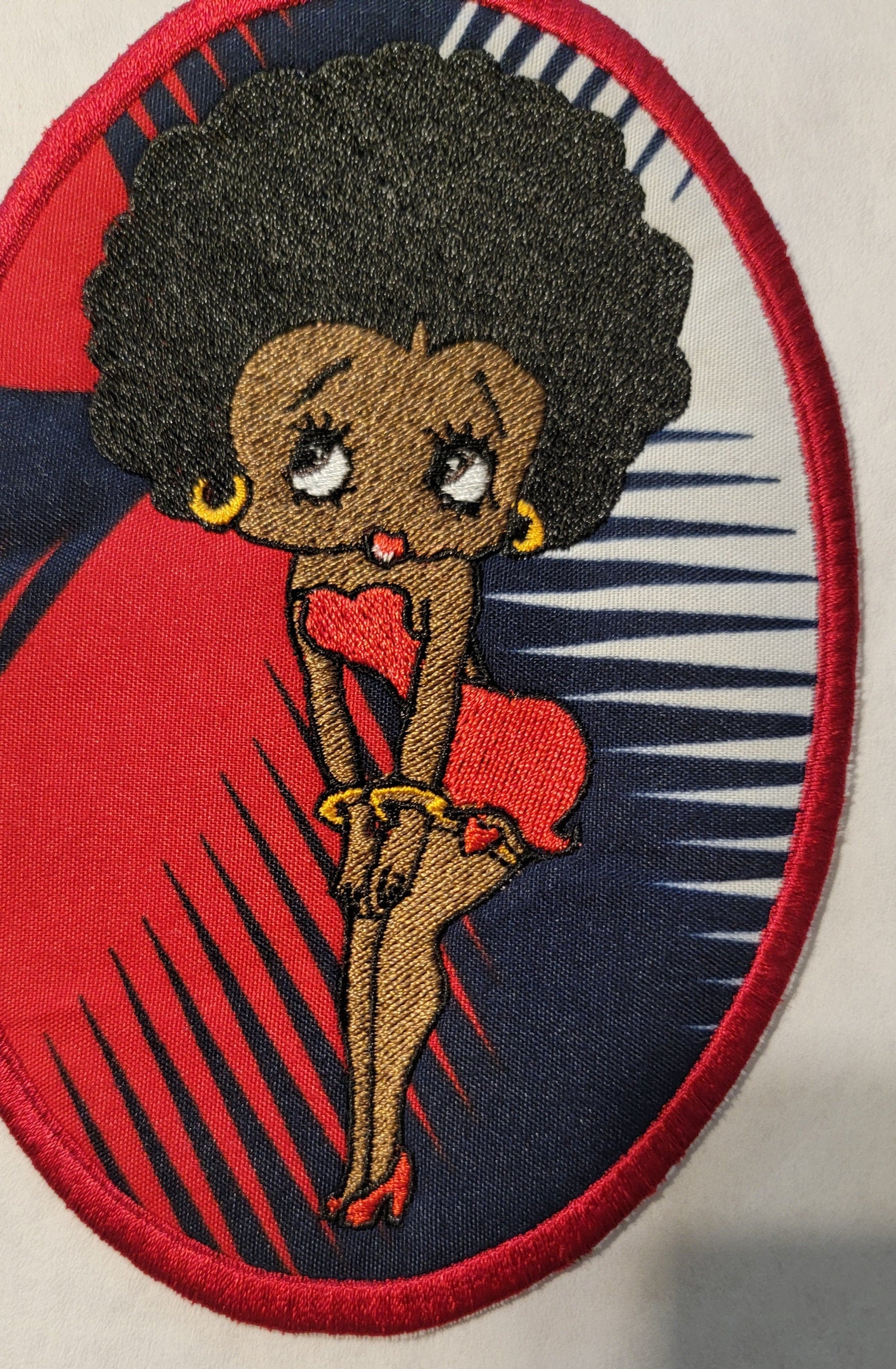 Black Betty Boop, Betty Boop Patch, African American Icons, Cultural, Black History, Black Girl Magic, Black Betty Ready Iron-On Patch