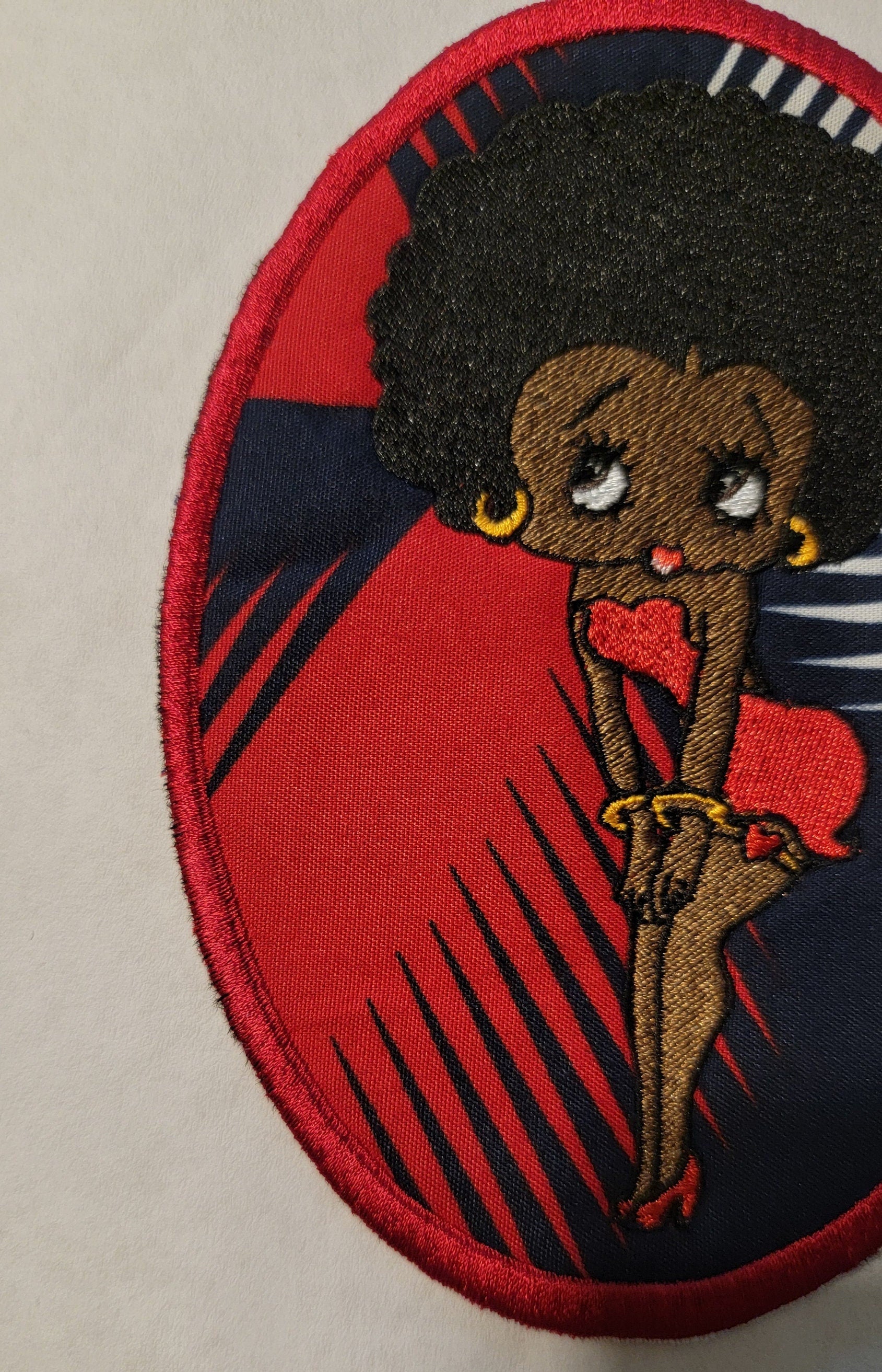 Black Betty Boop, Betty Boop Patch, African American Icons, Cultural, Black History, Black Girl Magic, Black Betty Ready Iron-On Patch