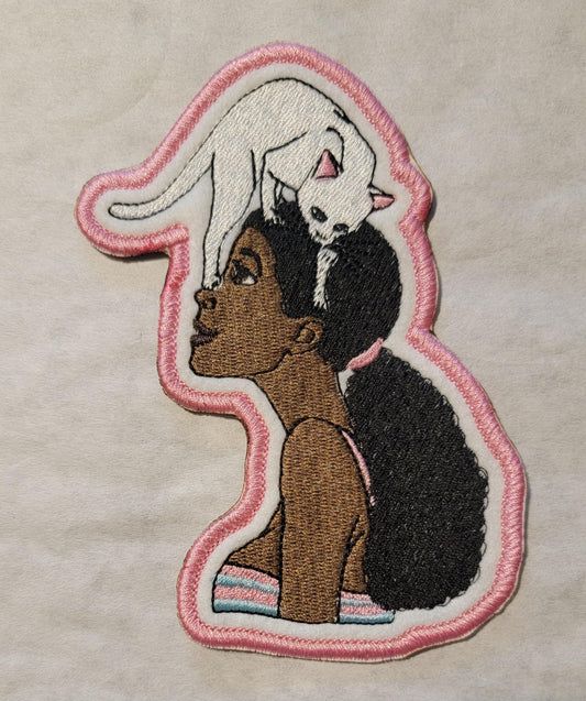 Childless Cat Girls, Cat and young adults, Girls Patch, Cat Mom, Cat Lover, Cat Space, Cats and Kitten Patches