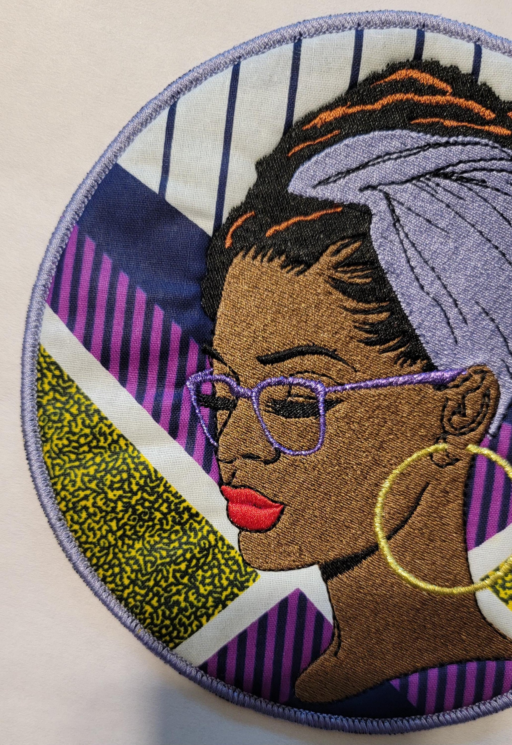Black Women Patches, Black Girl Magic, African American Patches, Pro-Black Afrocentric Patches, Black Excellence, Afro Woman Sew-on Patch