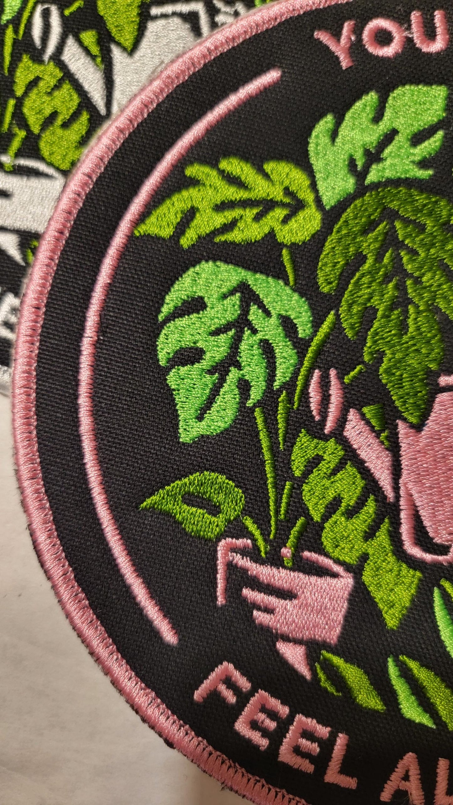 Skeleton and Plants Patch