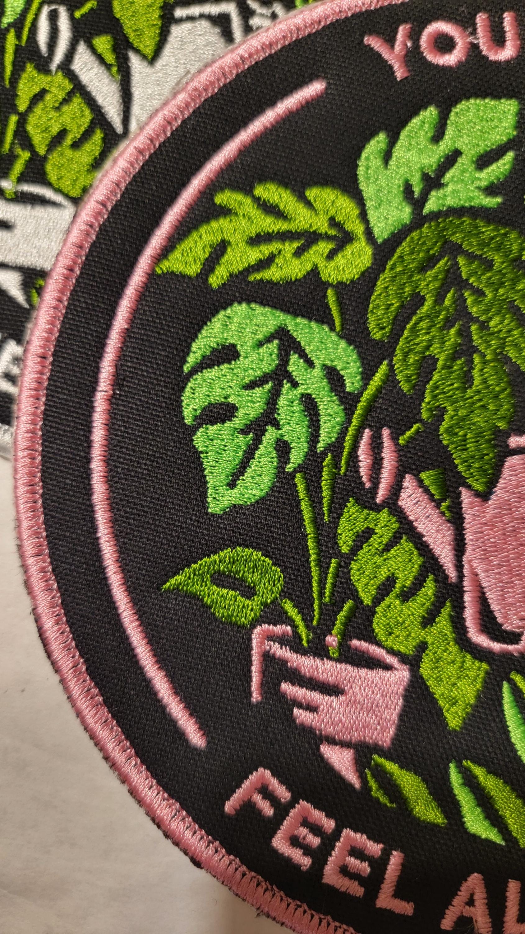 Skeleton and Plants Patch