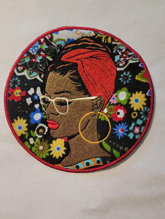 Black Women Patches, Black Girl Magic, African American Patches, Pro-Black Afrocentric Patches, Black Excellence, Afro Woman Sew-on Patch