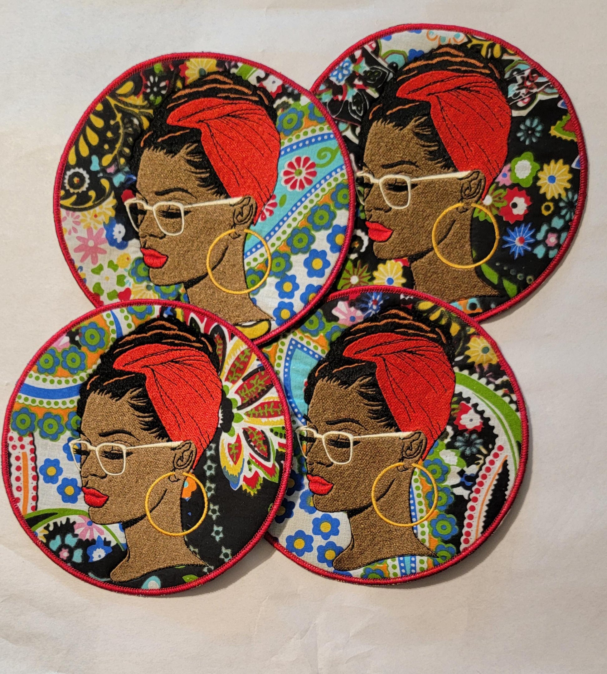 Black Women Patches, Black Girl Magic, African American Patches, Pro-Black Afrocentric Patches, Black Excellence, Afro Woman Sew-on Patch
