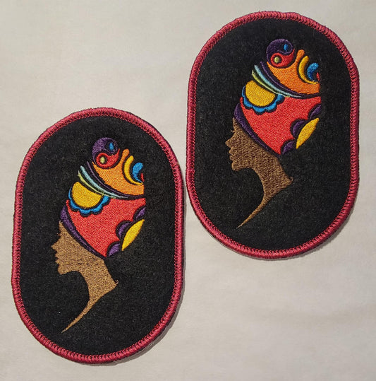 Black Queen Patch, Black Girls, Black Women, Pro Black Patch, Black Girl Magic, 4" Patch, Black Women are Dope, Black Excellence