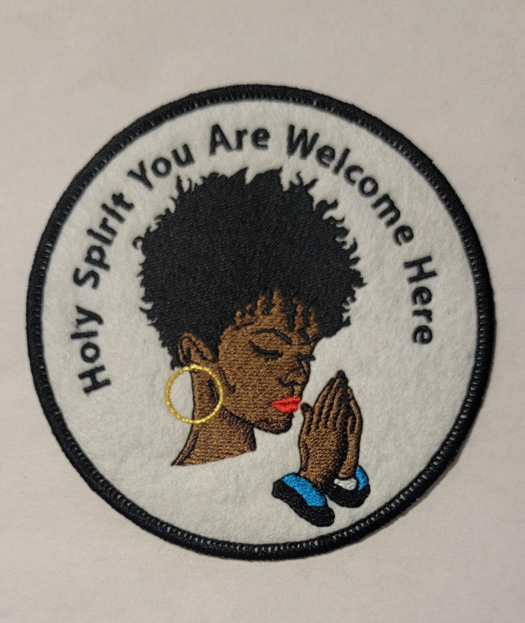 Praying. Praying Mom, Sister, Aunt, Cousin, and, Friend. Praying Hands Patch,