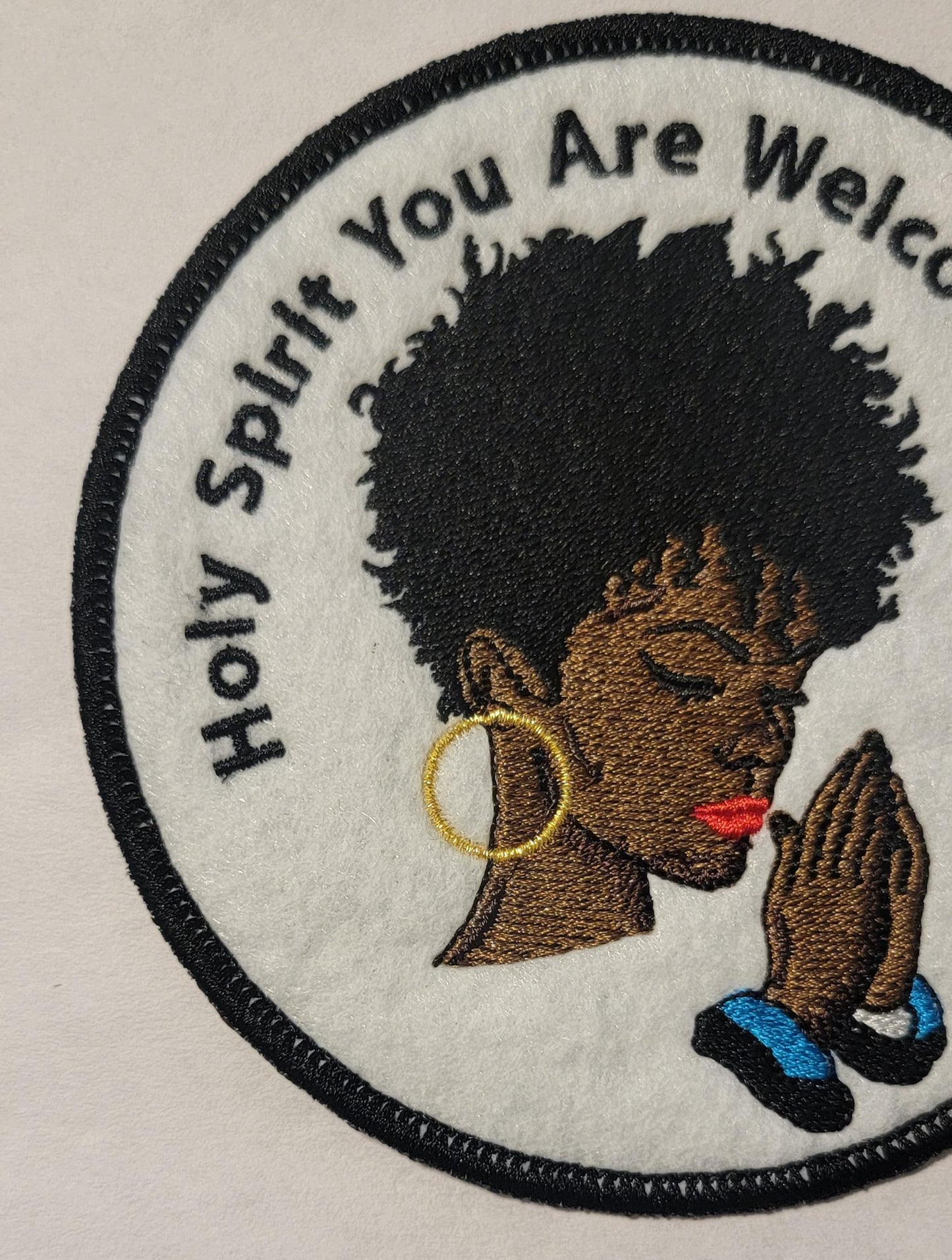 Praying. Praying Mom, Sister, Aunt, Cousin, and, Friend. Praying Hands Patch,