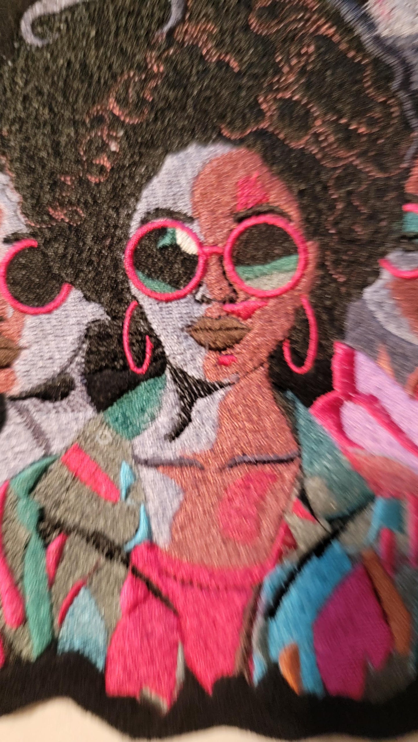 African American Black Sisters Patch, Black Women Abstract, Blm, Afrocentric Patches, Black Girl Magic Patches, Afro Woman Sew-on Patch