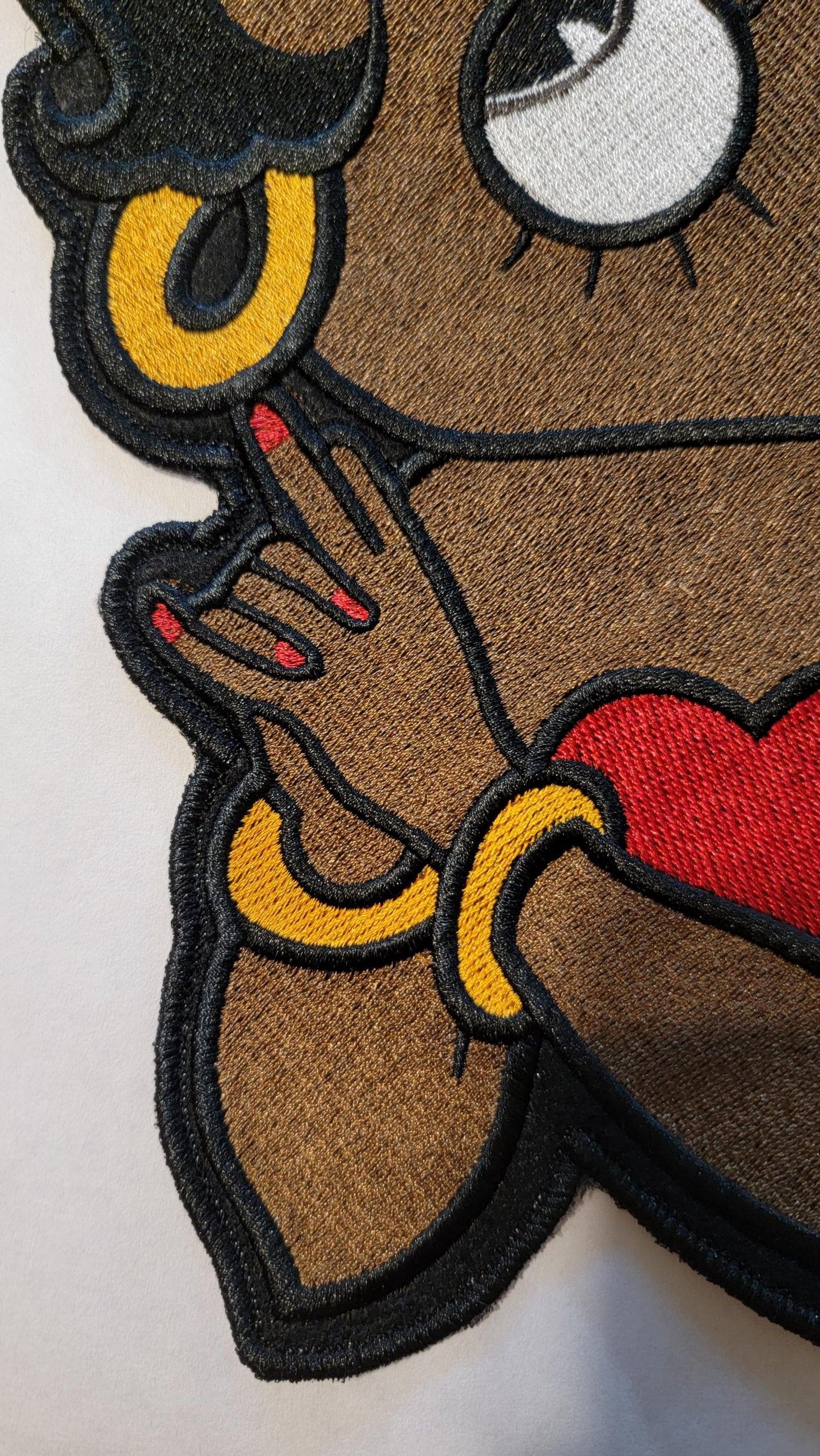 Black Betty Boop, New!! 11.5" Betty Boop Back Patch.