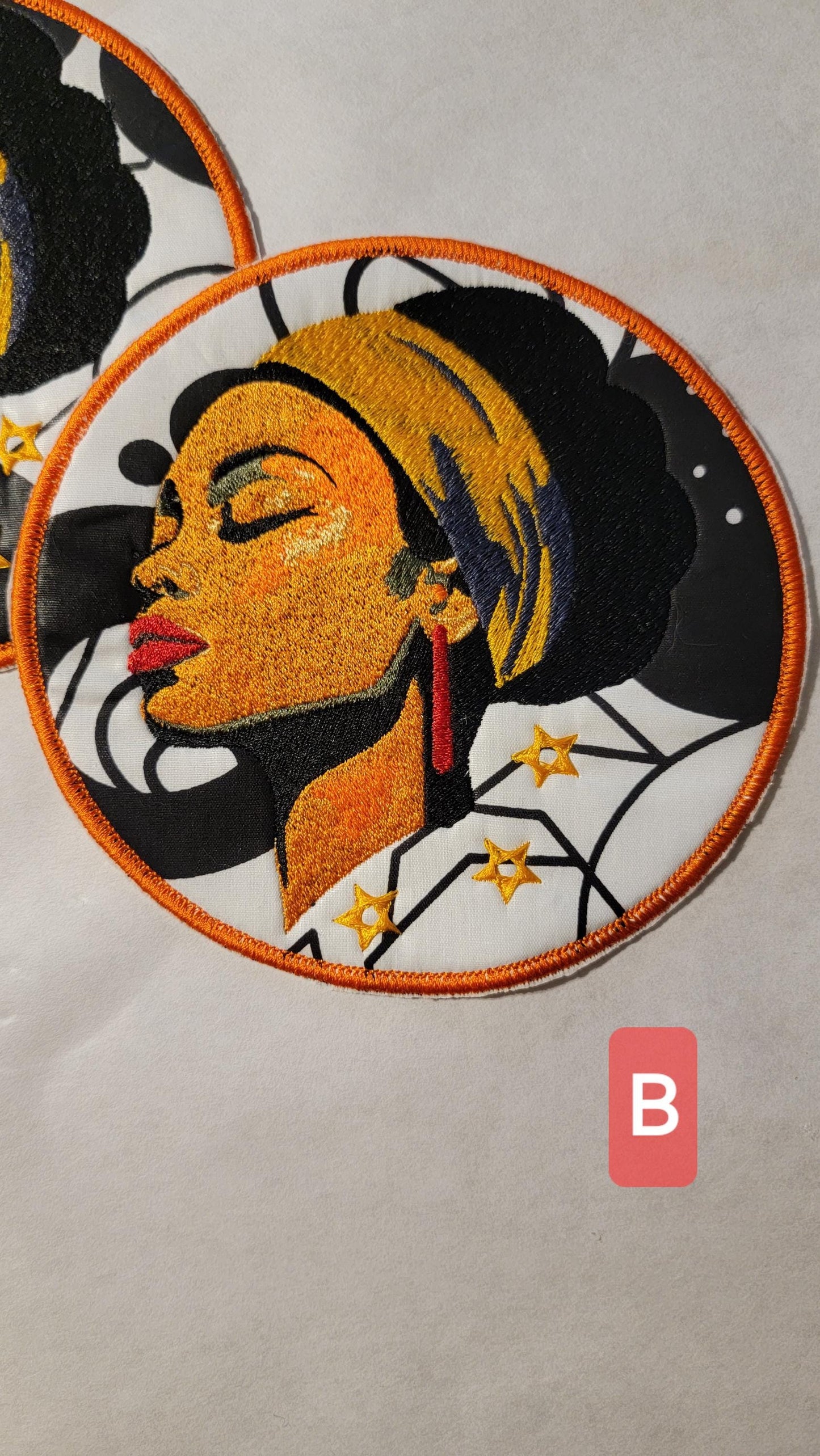 Black Woman, Afrocentric Patches, African American Iron- on Women Patches, Black Girl Magic, African American Female Patches,