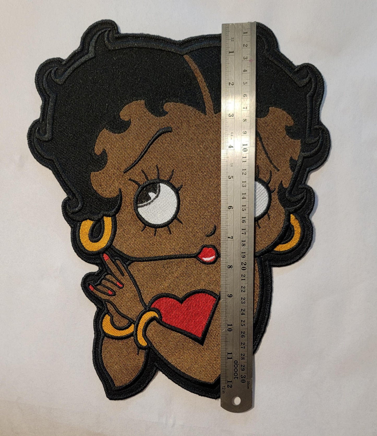 Black Betty Boop, New!! 11.5" Betty Boop Back Patch.