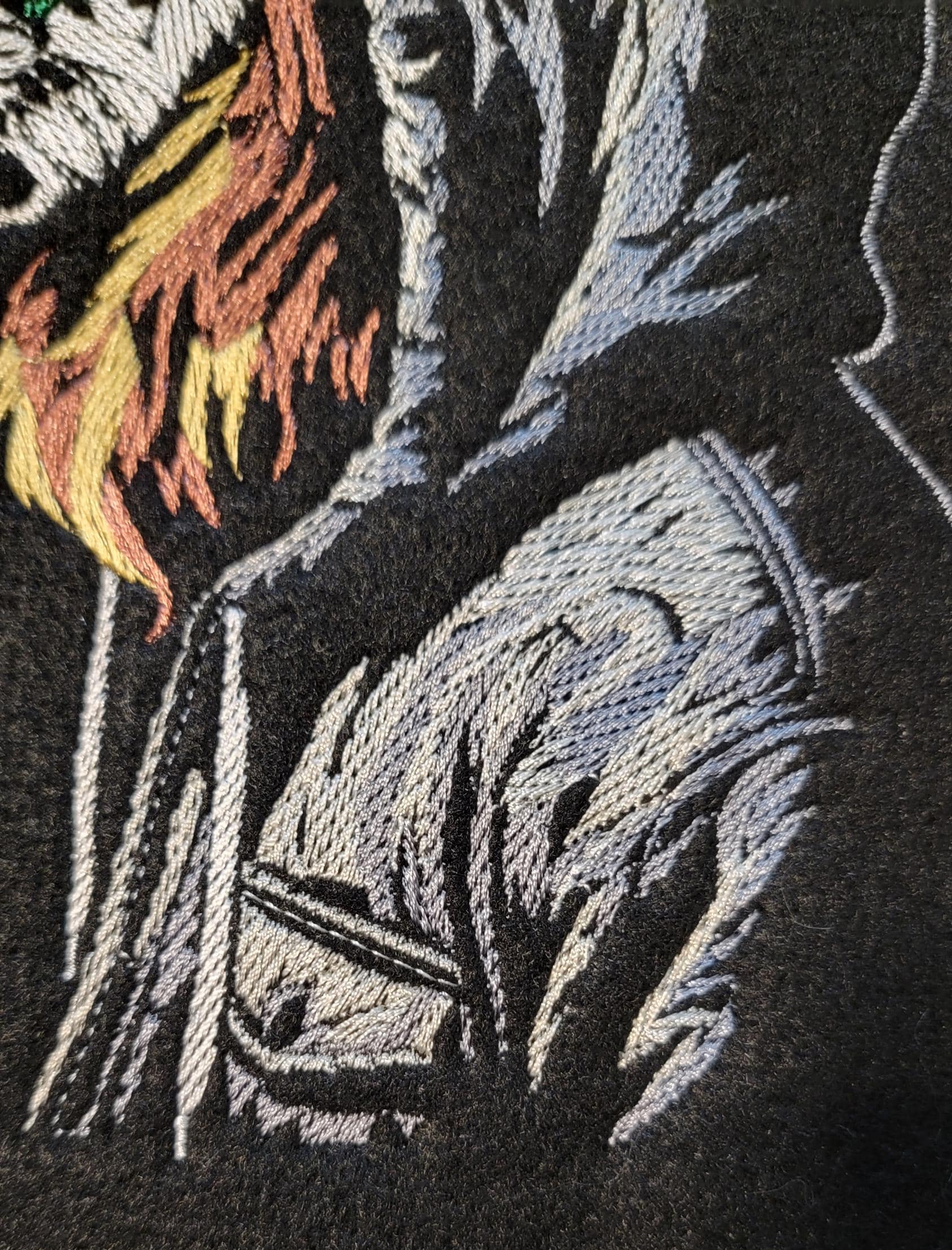 Urban Lion in Hoodie Iron-on Patch or 12x12" Panel.