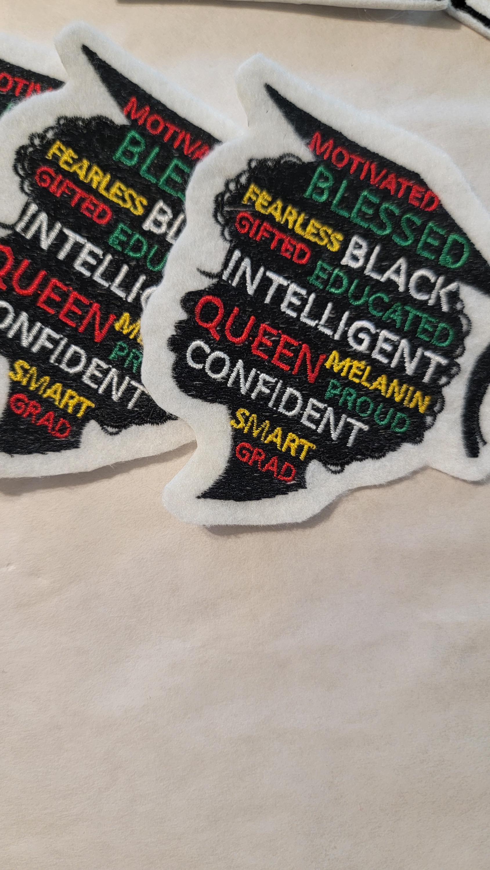 Black People Patch Bundled Patch Set. Price is all pictured.