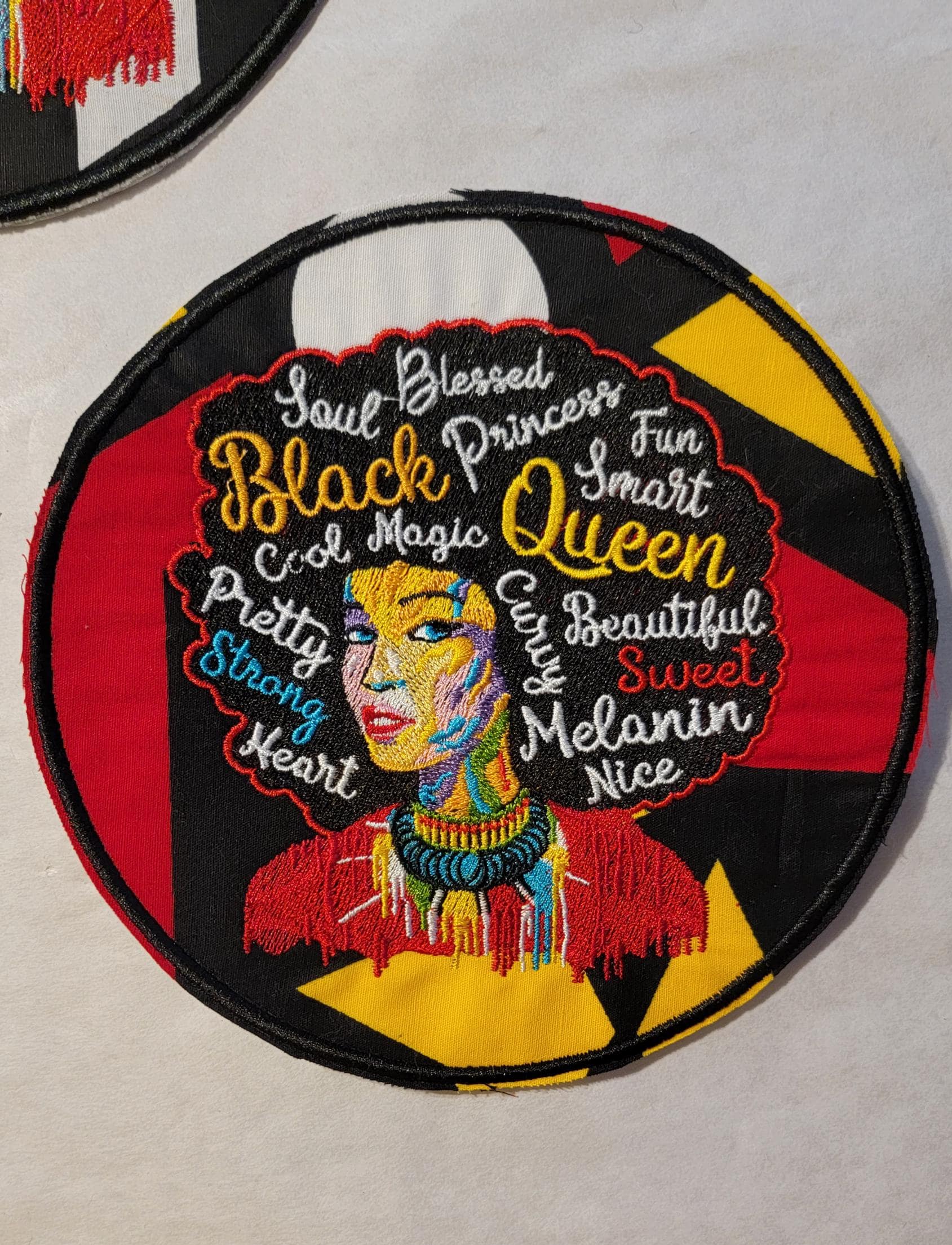 Black Girl Magic Iron-on patches, Abstract Patches, Black Women, African American