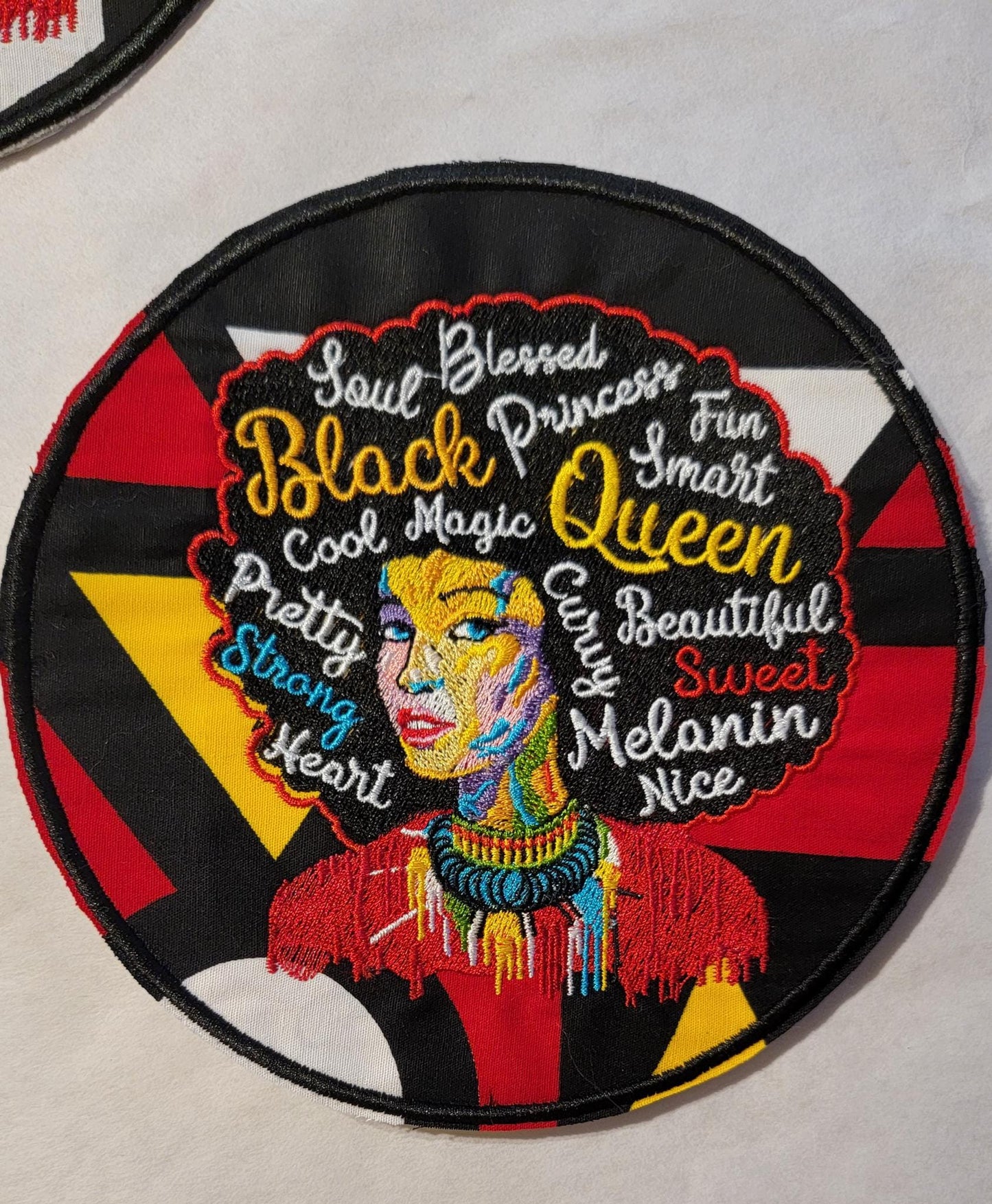 Black Girl Magic Iron-on patches, Abstract Patches, Black Women, African American