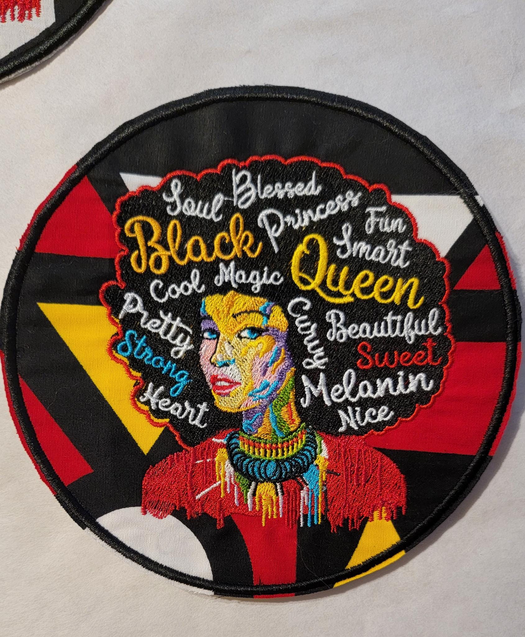 Black Girl Magic Iron-on patches, Abstract Patches, Black Women, African American