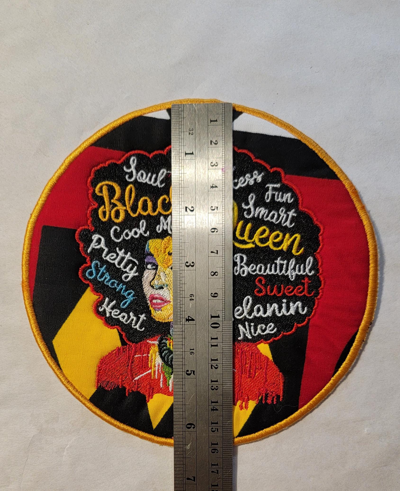 Black Girl Magic Iron-on patches, Abstract Patches, Black Women, African American