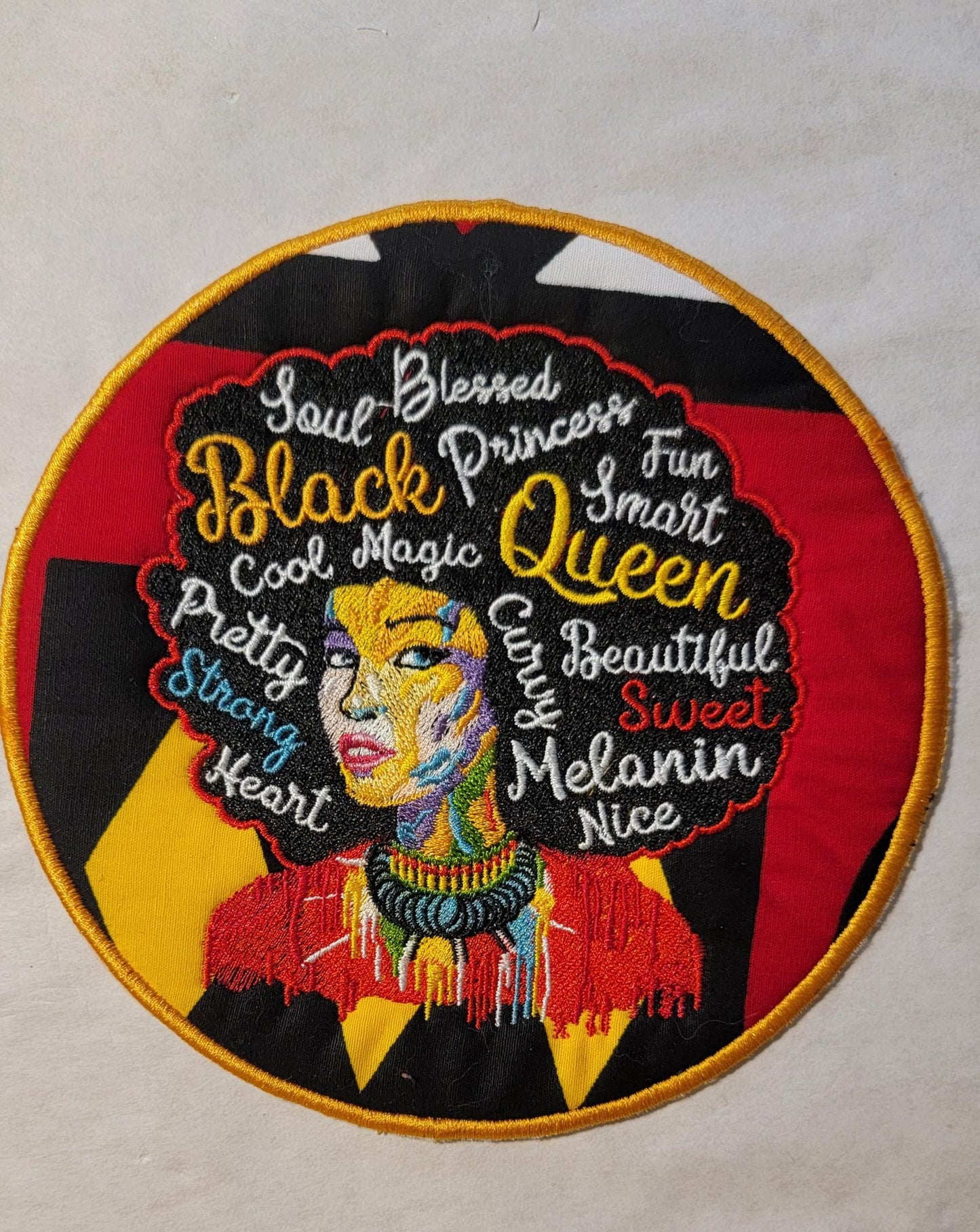 Black Girl Magic Iron-on patches, Abstract Patches, Black Women, African American
