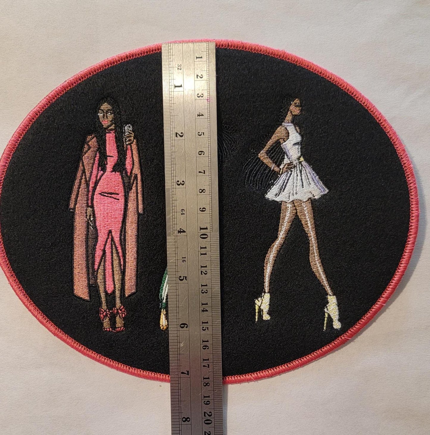 Sassy Ladies Black Felt Patch