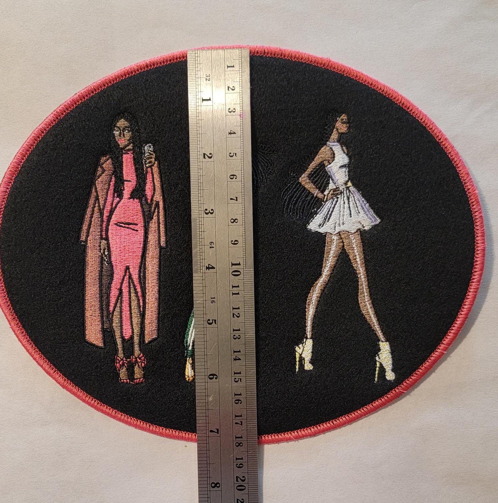 Sassy Ladies Black Felt Patch