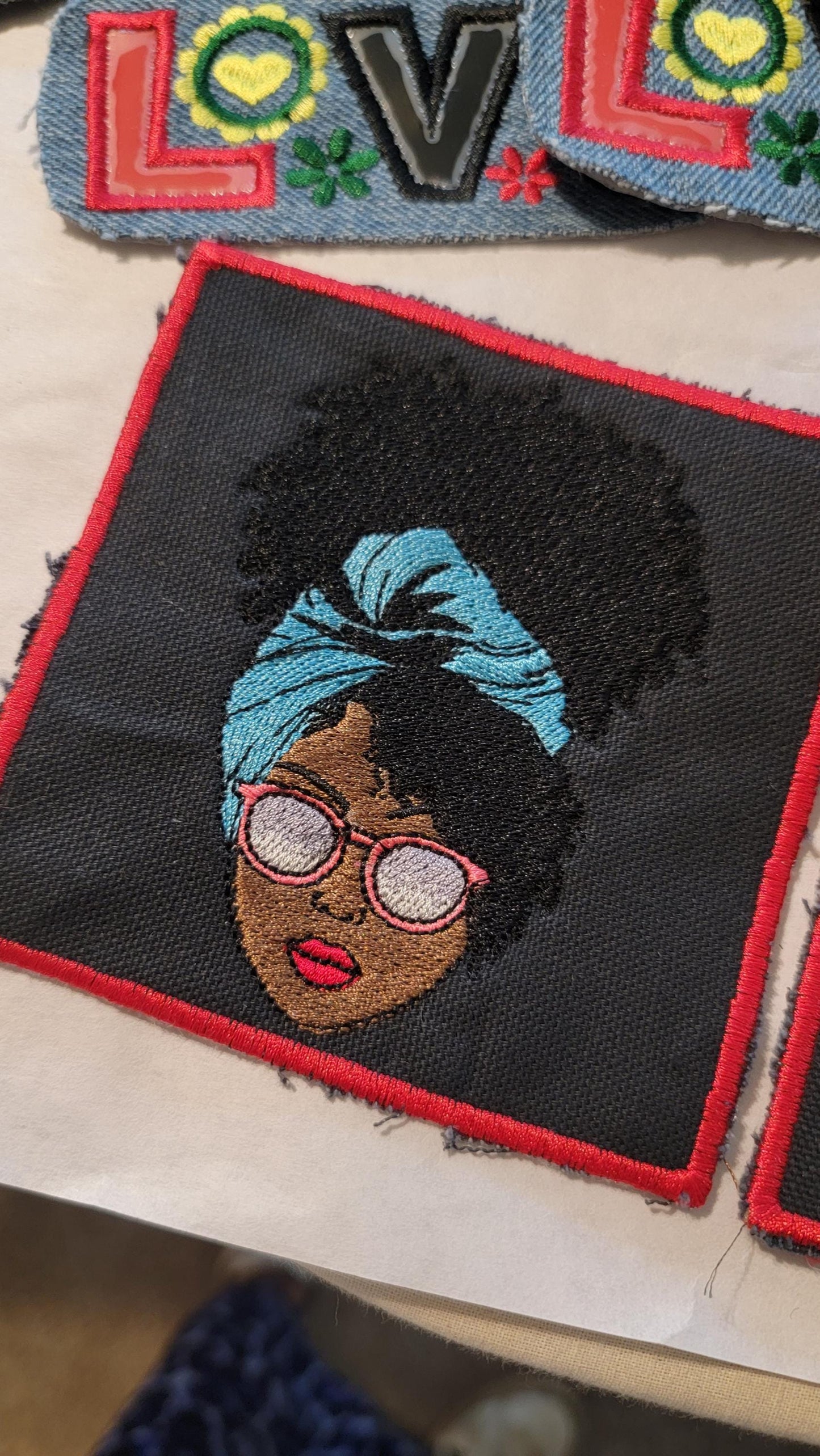 Black People Patch Bundle, End of Year Clearance, Denim and Duck Canvas Patches