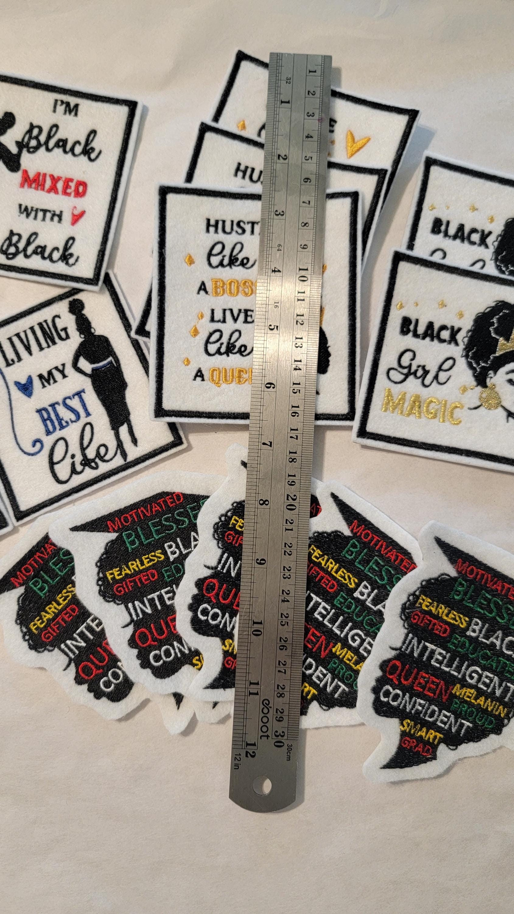 Black People Patch Bundled Patch Set. Price is all pictured.