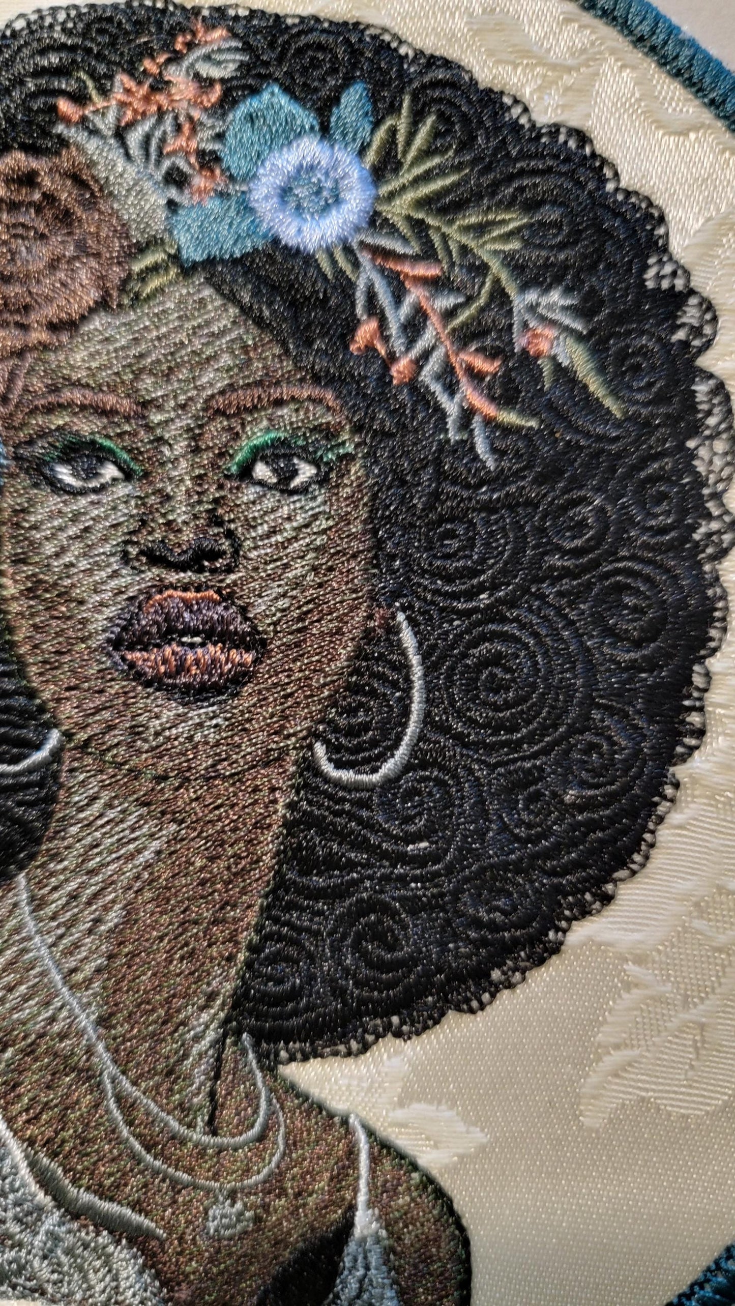 Black Sista, Black Woman, African American Lady, Iron-on Patch, Embroidered Black Woman Patch - Black Girl Magic - Representation Matters