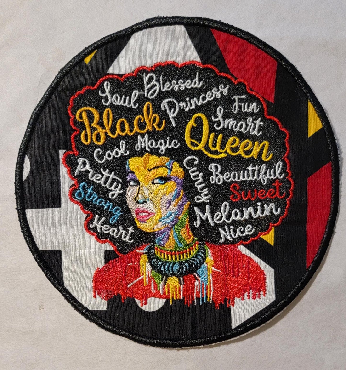 Black Girl Magic Iron-on patches, Abstract Patches, Black Women, African American