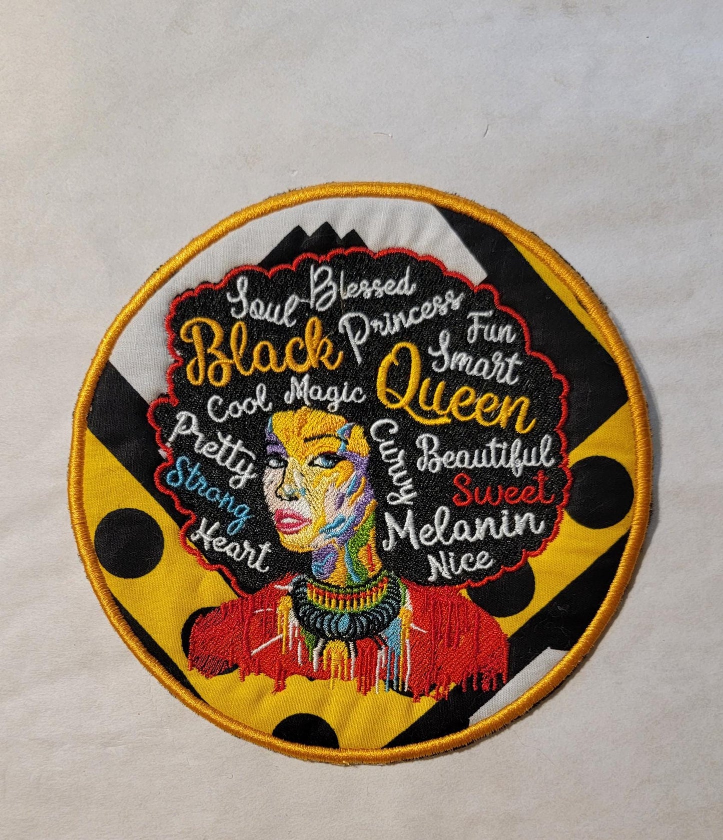 Black Girl Magic Iron-on patches, Abstract Patches, Black Women, African American