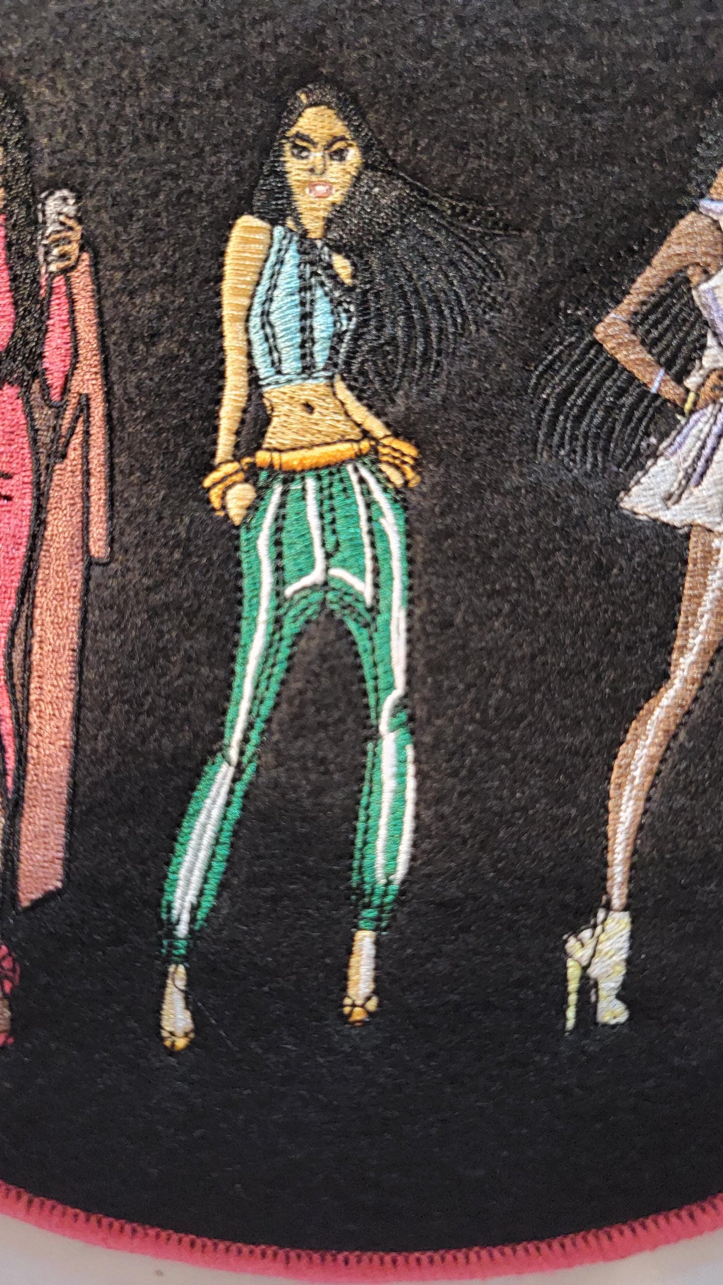 Sassy Ladies Black Felt Patch