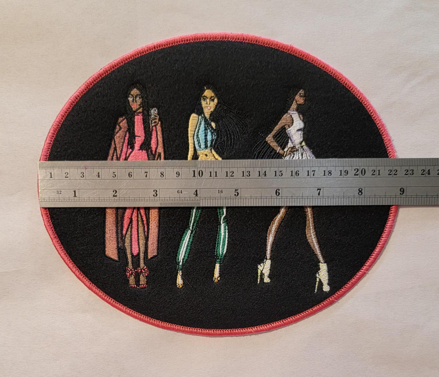 Sassy Ladies Black Felt Patch