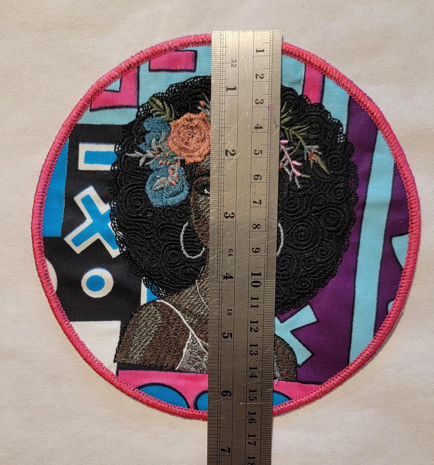 Black Girl Magic stitched out on a Patch. For the Culture Patch, African American Women. Black Afro Patches, Ebony, Melanin, Bold, and Joy.