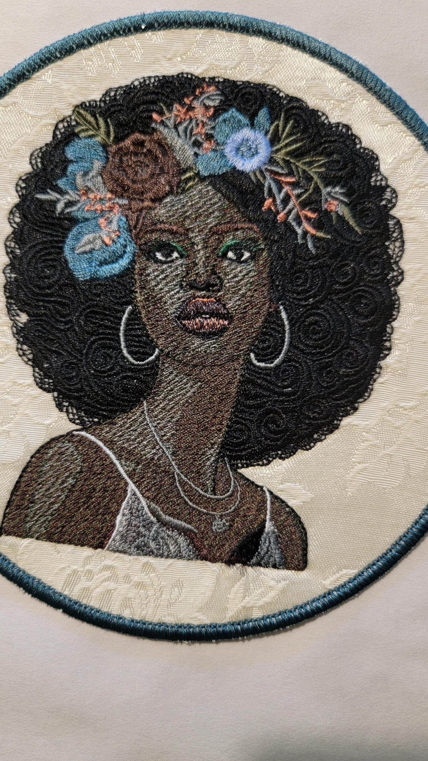 Black Sista, Black Woman, African American Lady, Iron-on Patch, Embroidered Black Woman Patch - Black Girl Magic - Representation Matters