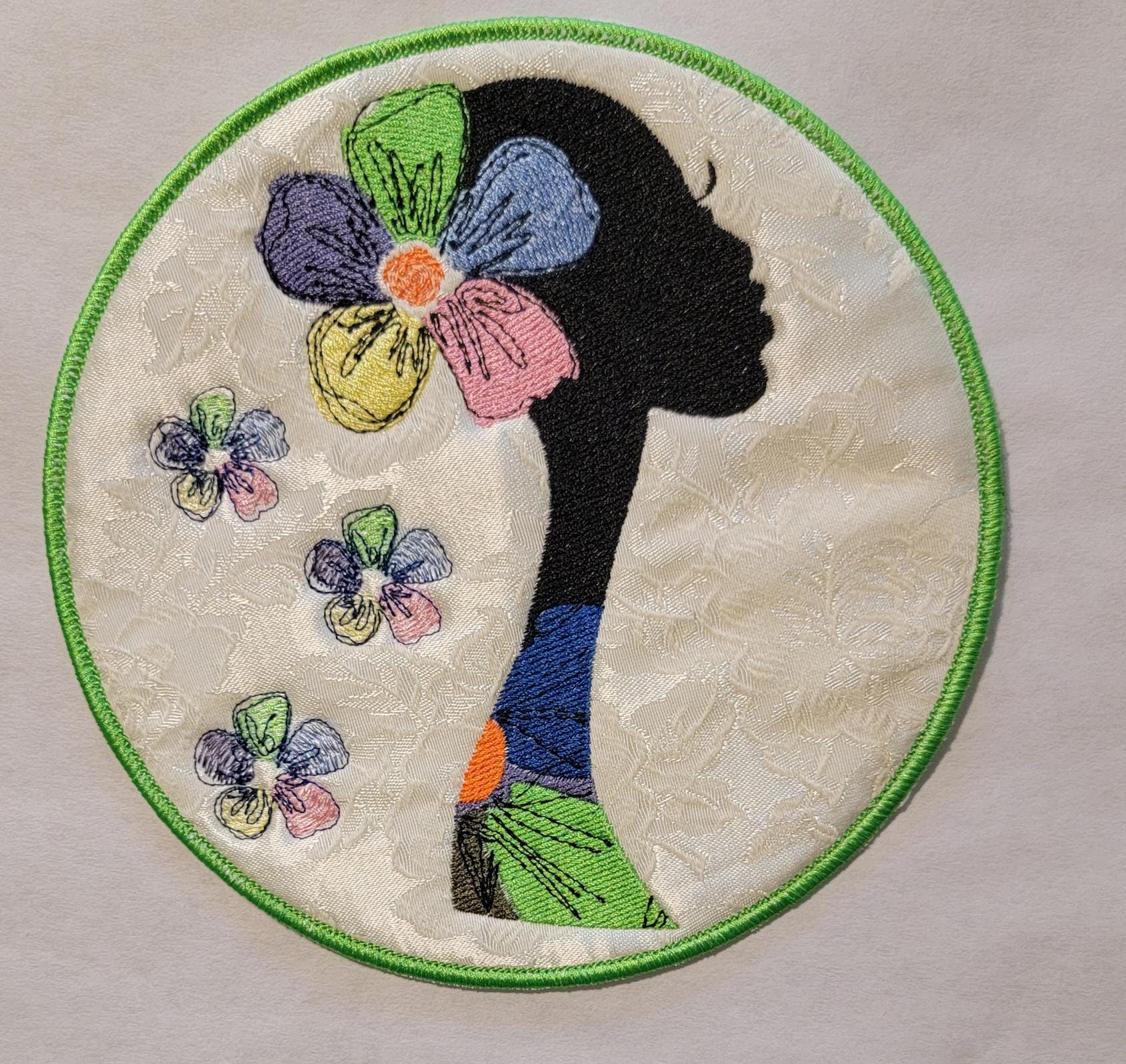 Black Sista, Black Woman, African American Lady, Iron-on Patch