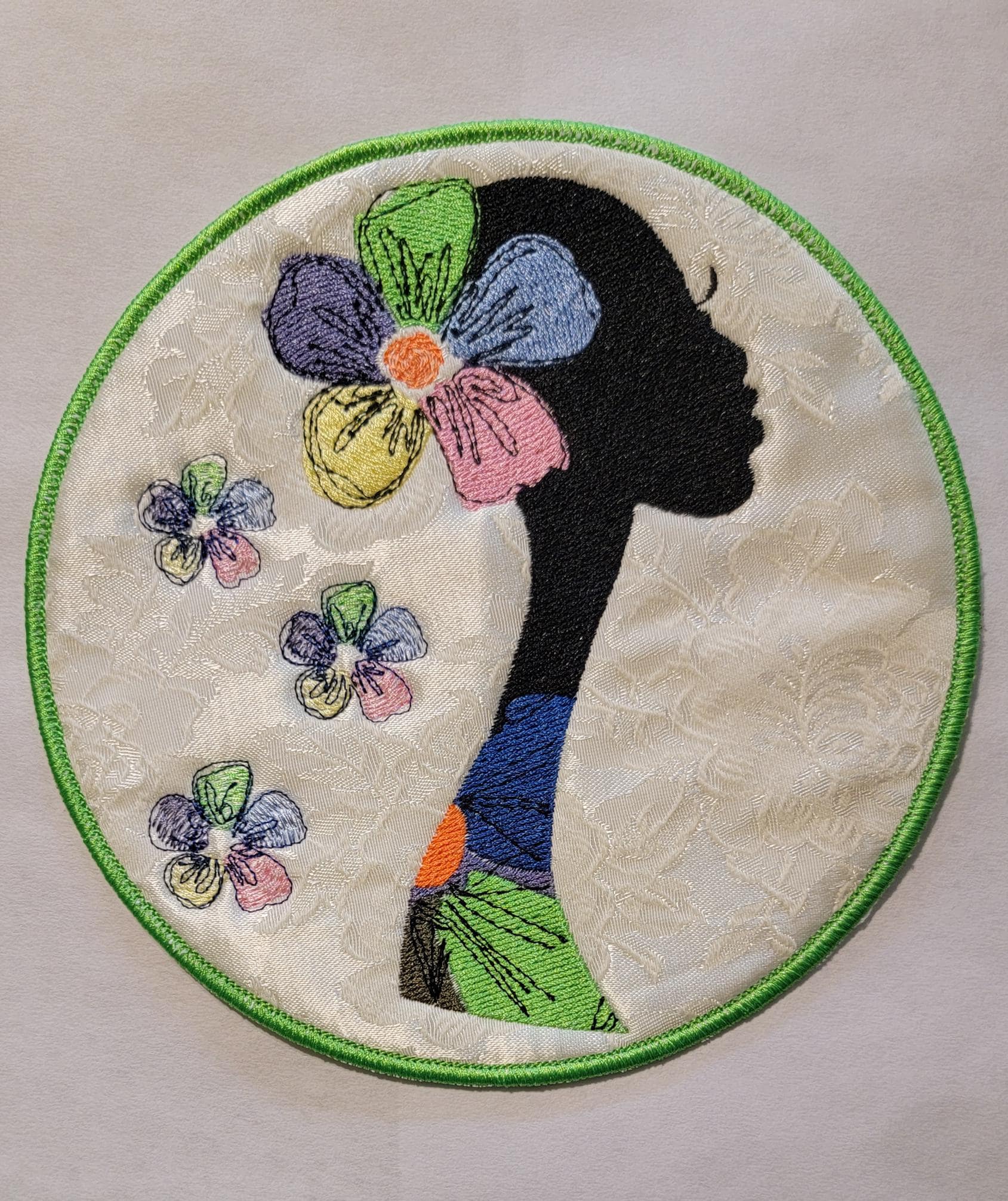 Black Sista, Black Woman, African American Lady, Iron-on Patch