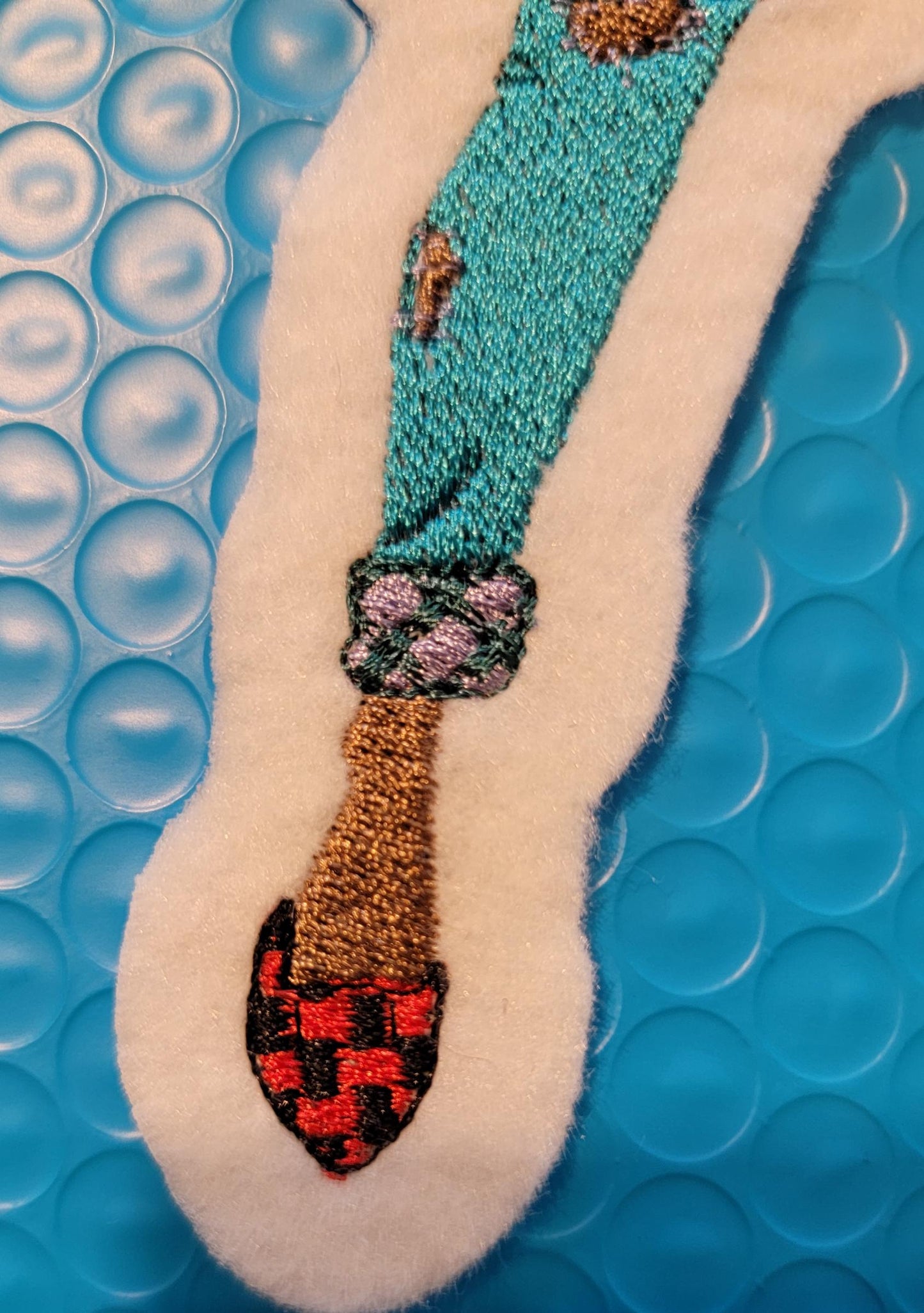 Betty Standing Sassy in her Jeans and Heels Iron-on Patch, Ripped Jeans & Red Heels Betty Boop Felt Iron-on Patch