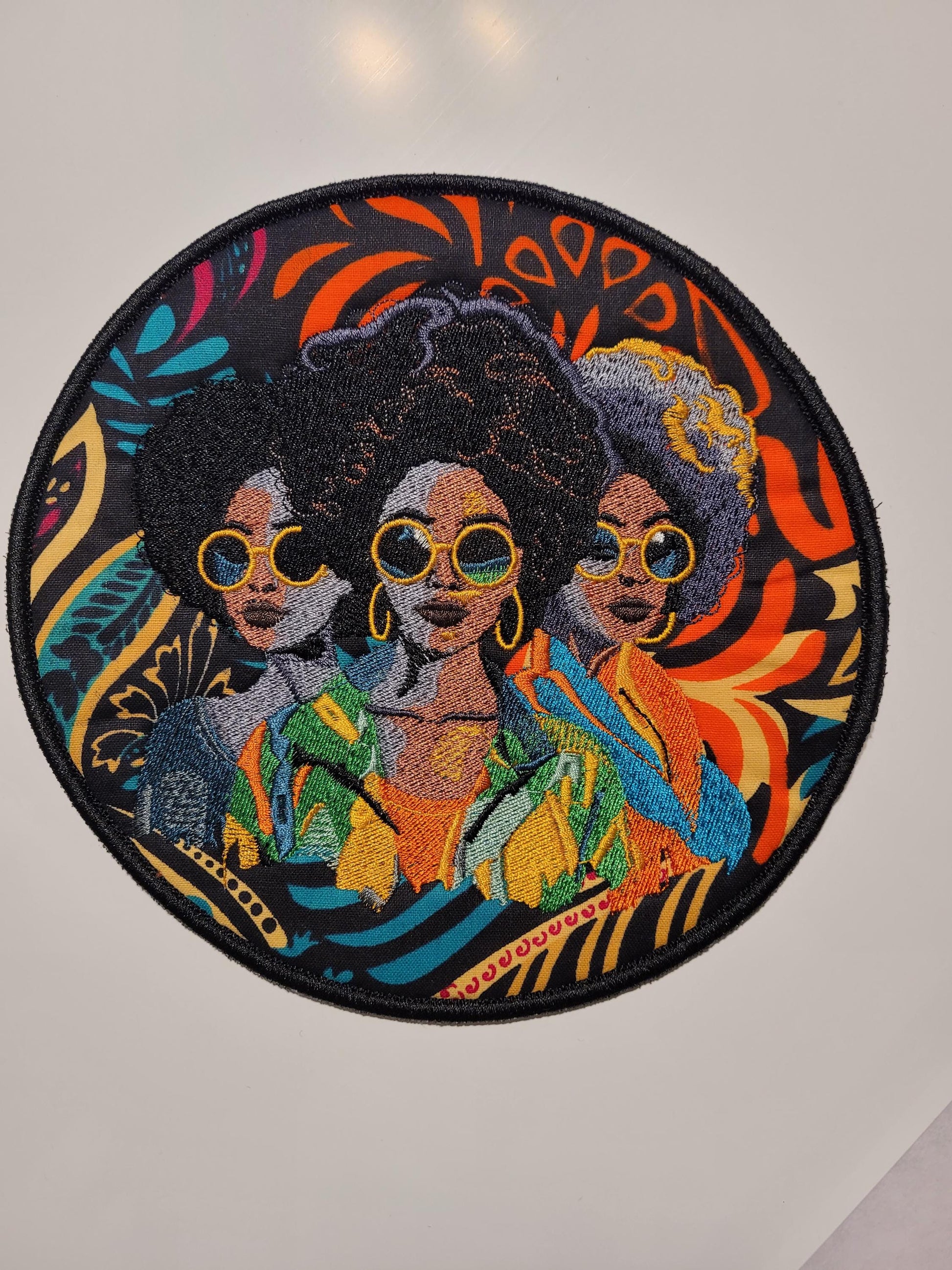 African American Black Sisters Patch, Abstract, Black Girl Magic, Afrocentric Patches, Patches for the Culture