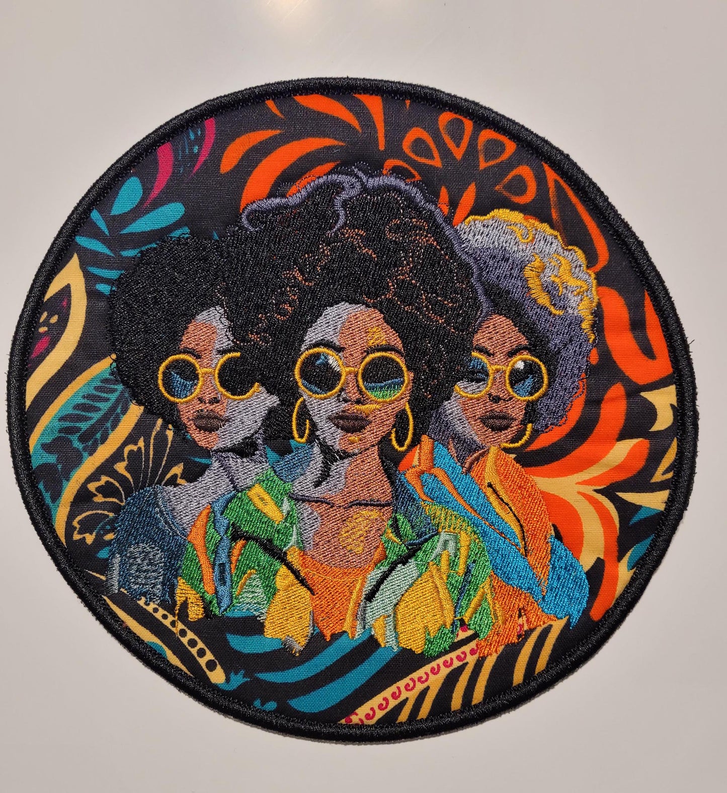 African American Black Sisters Patch, Abstract, Black Girl Magic, Afrocentric Patches, Patches for the Culture