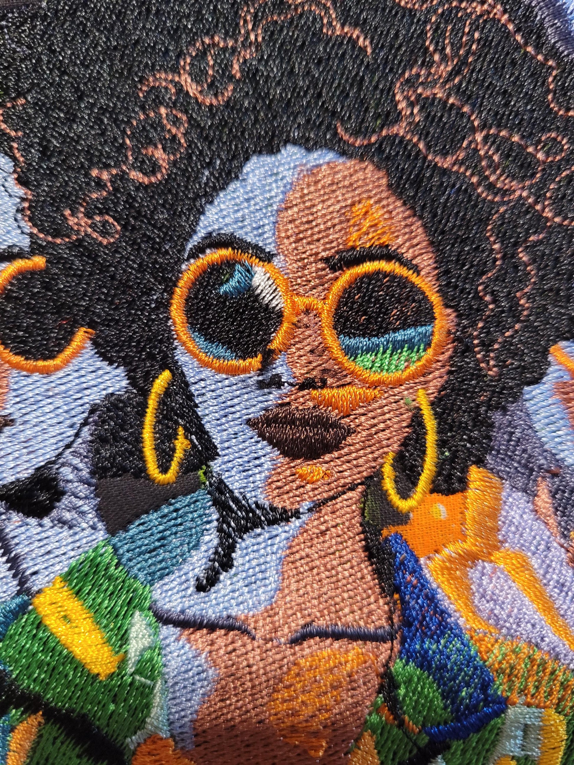 African American Black Sisters Patch, Abstract, Black Girl Magic, Afrocentric Patches, Patches for the Culture