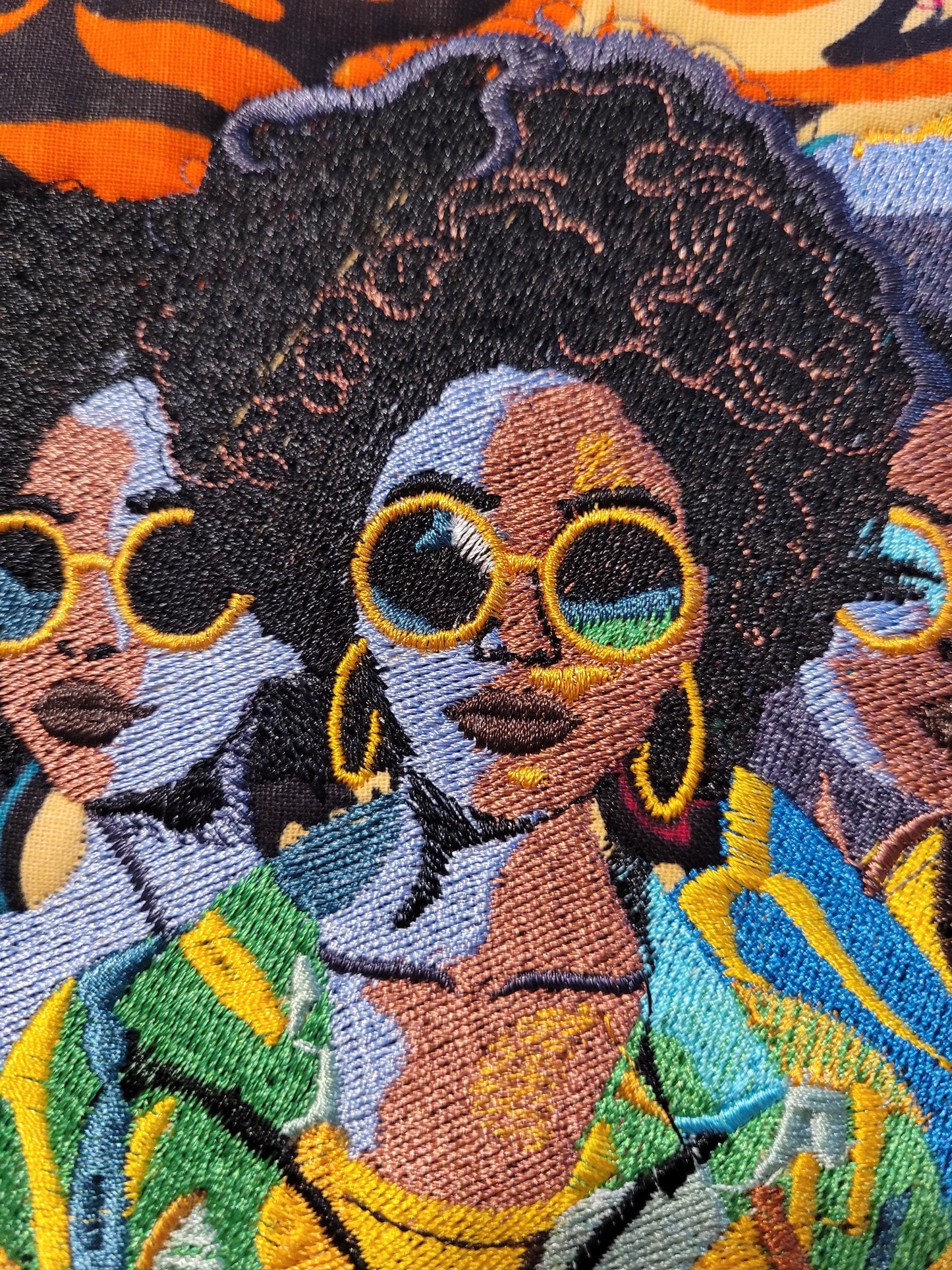 African American Black Sisters Patch, Abstract, Black Girl Magic, Afrocentric Patches, Patches for the Culture