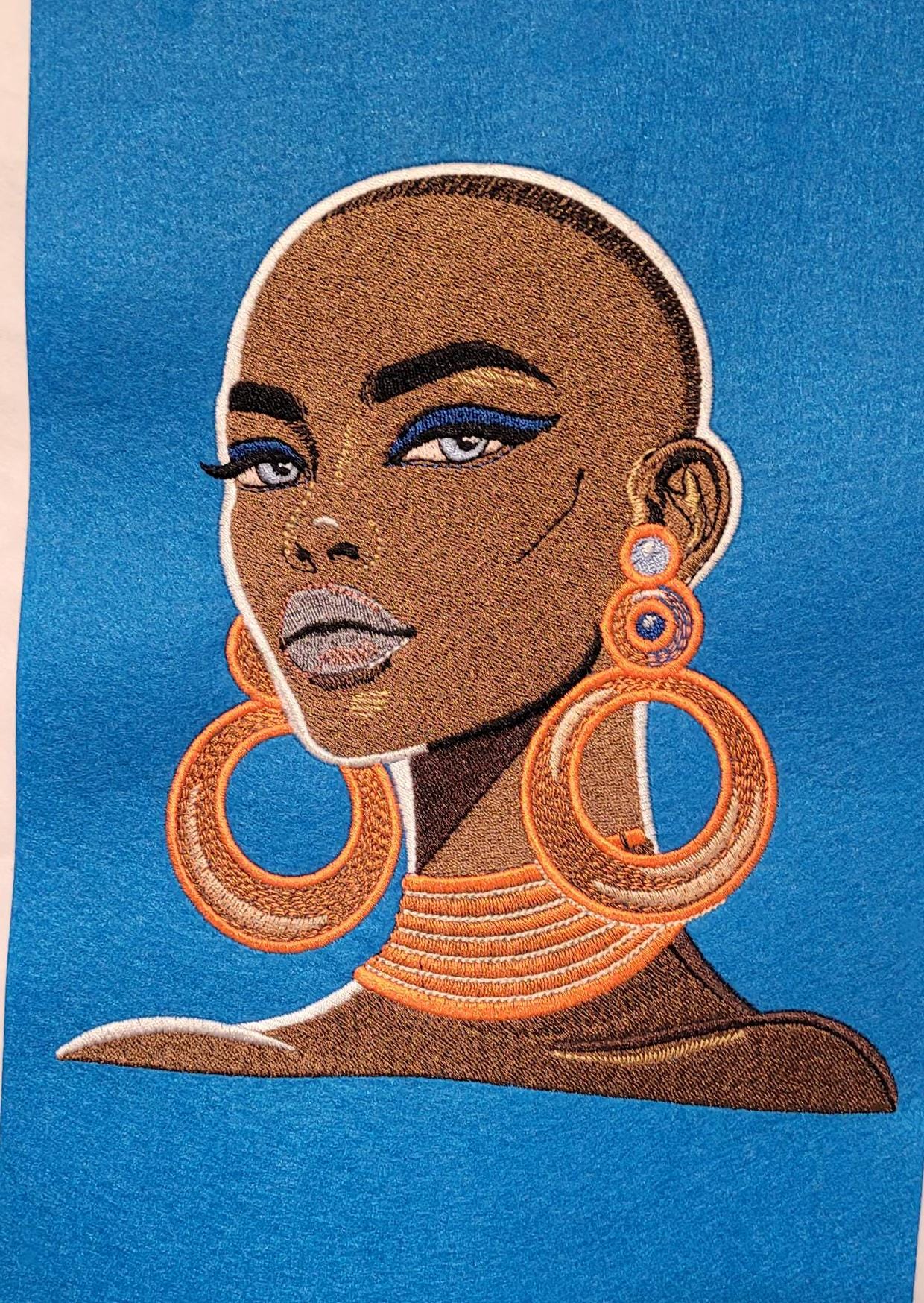 Black Woman, Afrocentric Patches, African American Iron- on Women Patches, Black Girl Magic, African American Female Patches,