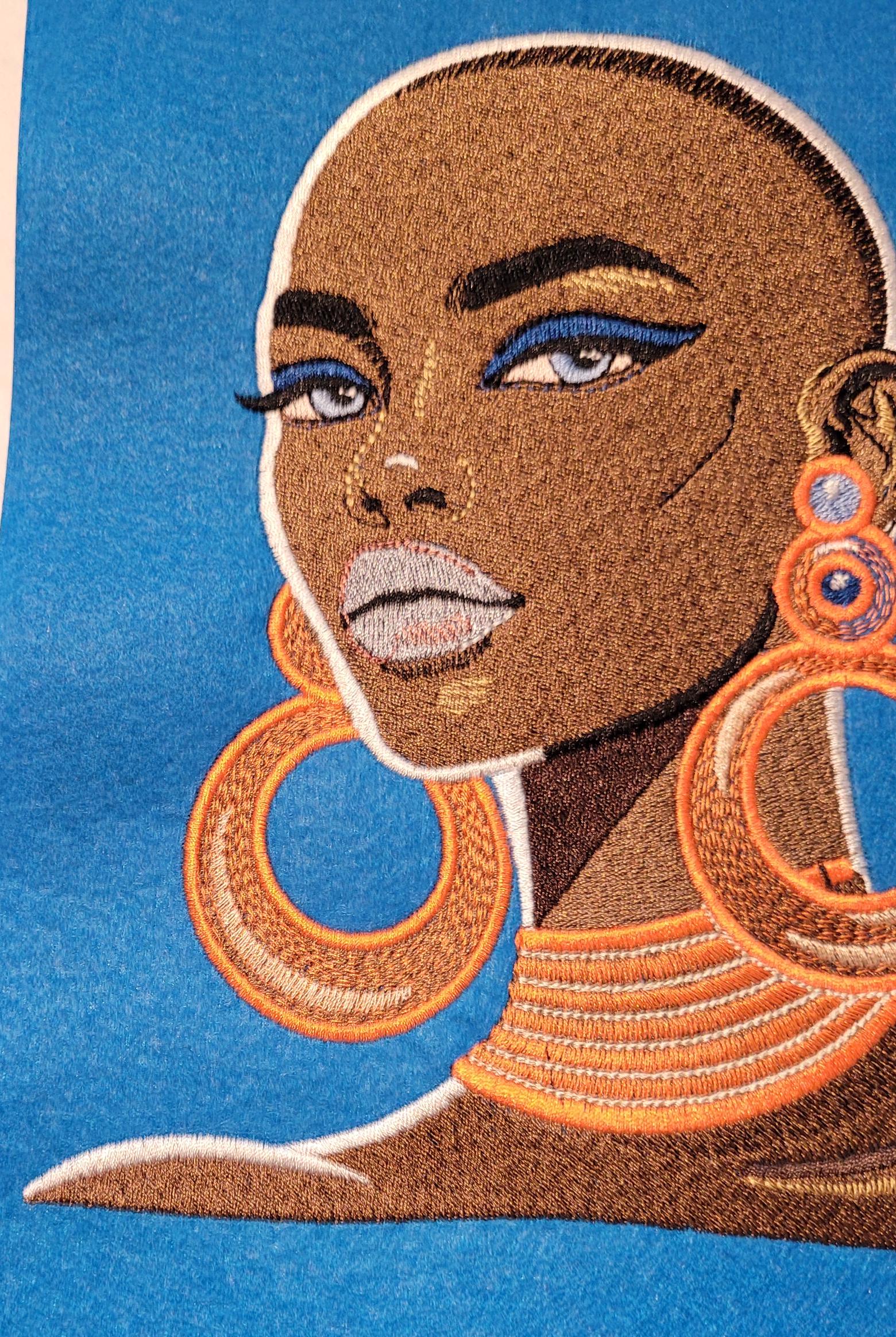 Black Woman, Afrocentric Patches, African American Iron- on Women Patches, Black Girl Magic, African American Female Patches,