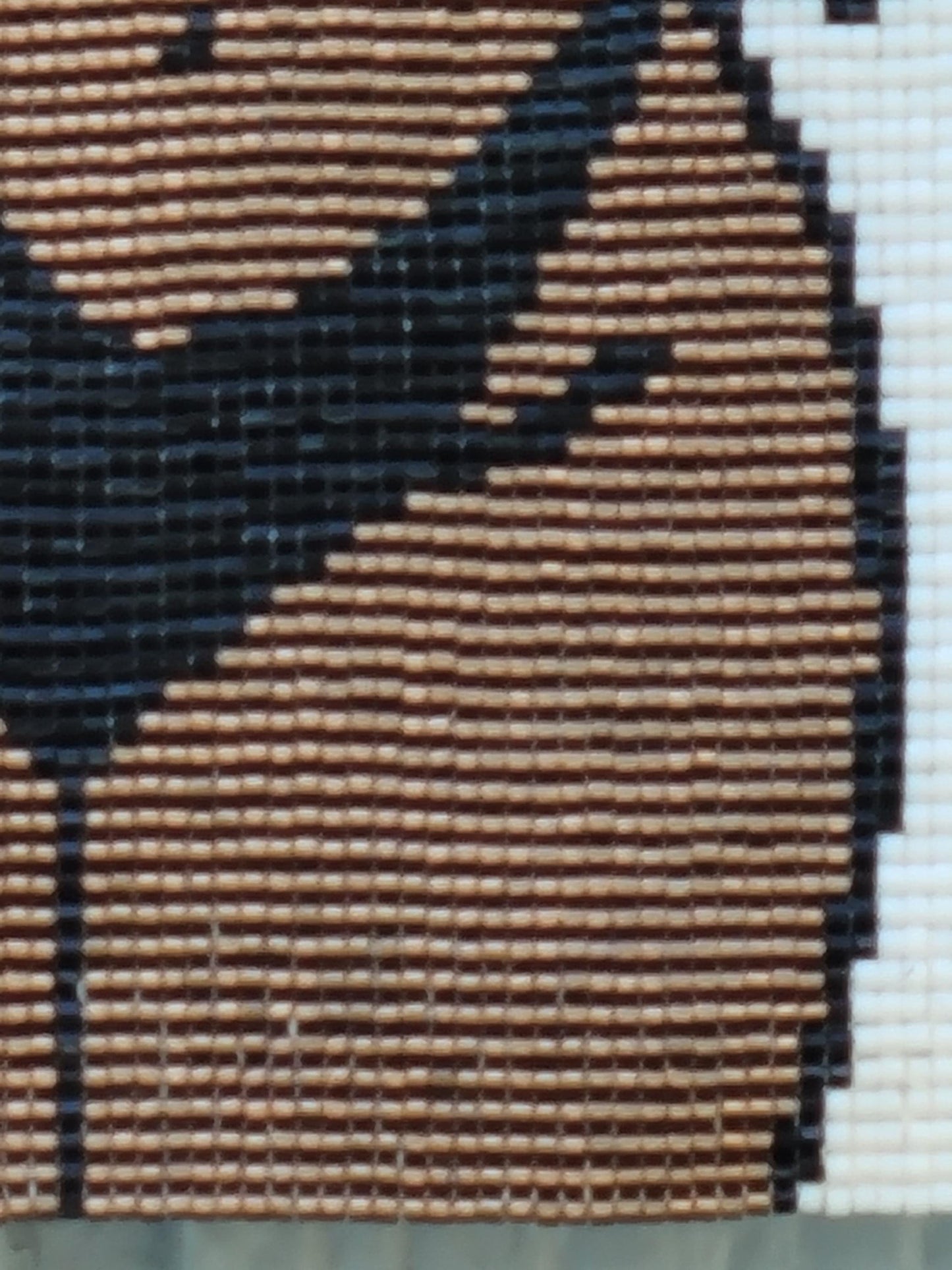 Body Positivity Handmade beaded tapestry, Includes walnut tapestry rod, Unique, textured art, Approx. 6x4 inches, Bead Work, Wall Art,