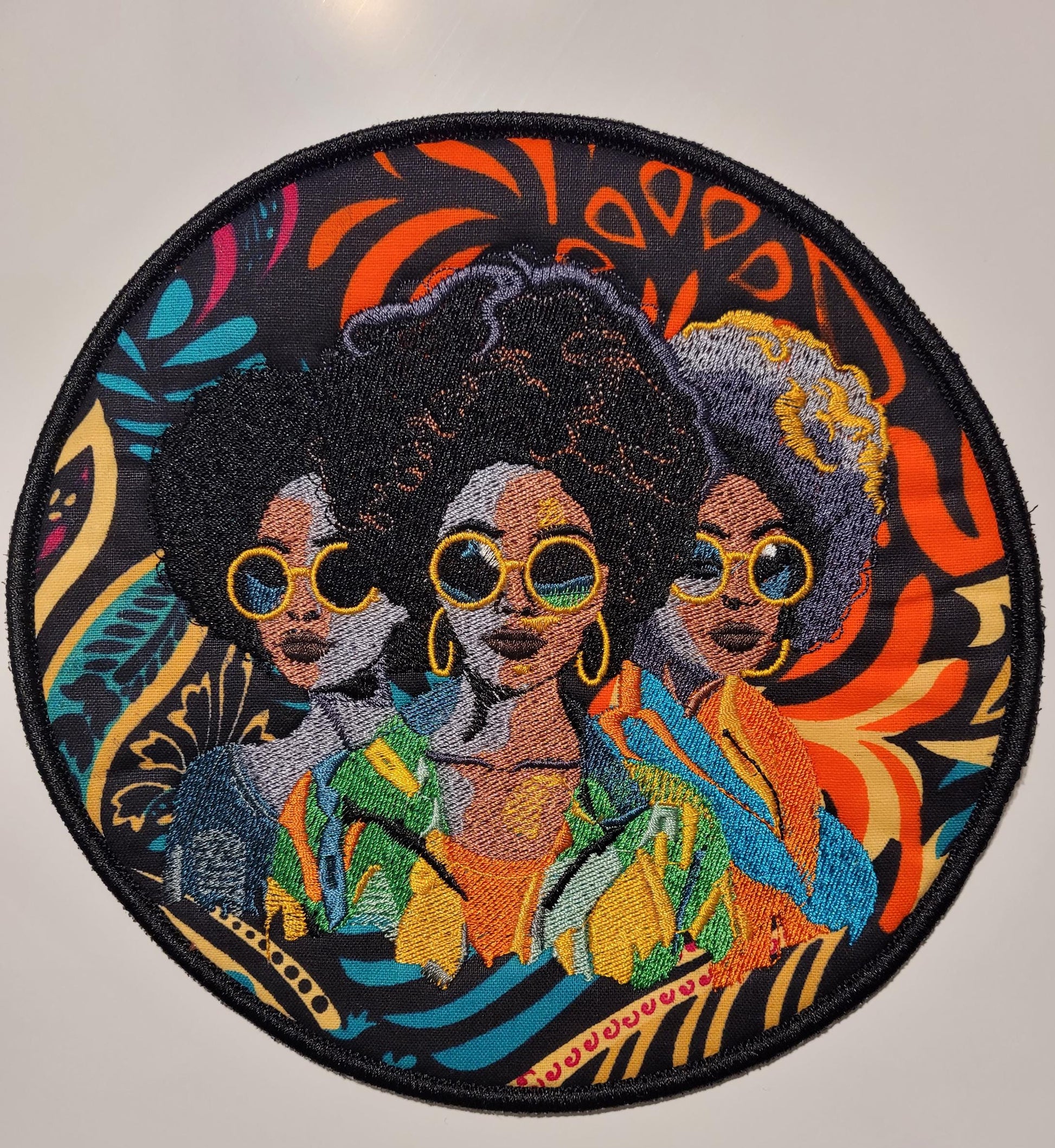 African American Black Sisters Patch, Abstract, Black Girl Magic, Afrocentric Patches, Patches for the Culture