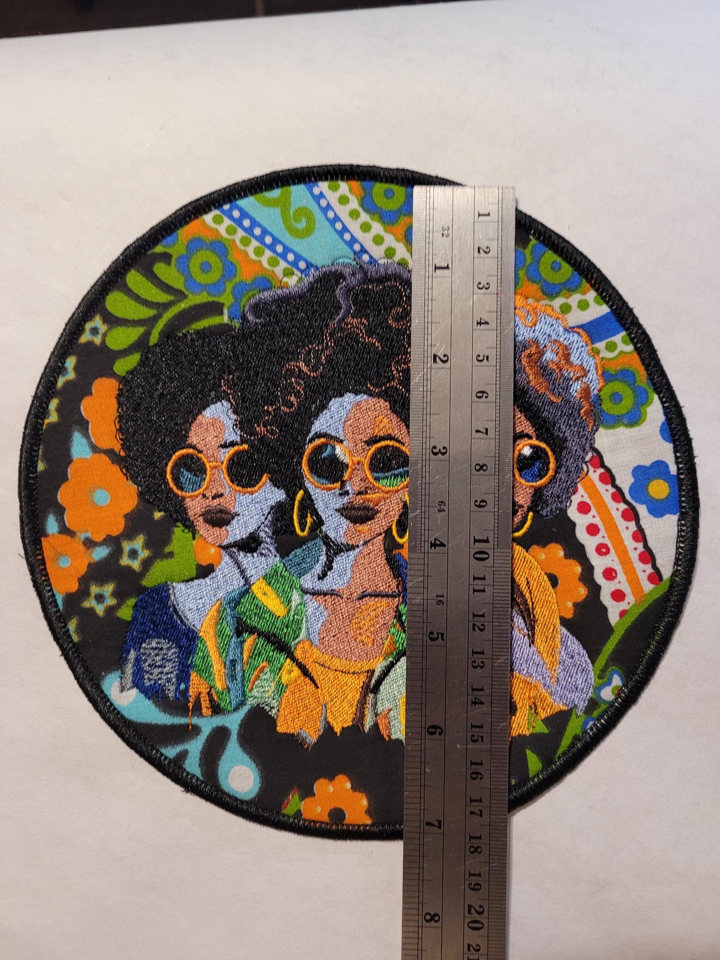 African American Black Sisters Patch, Abstract, Black Girl Magic, Afrocentric Patches, Patches for the Culture