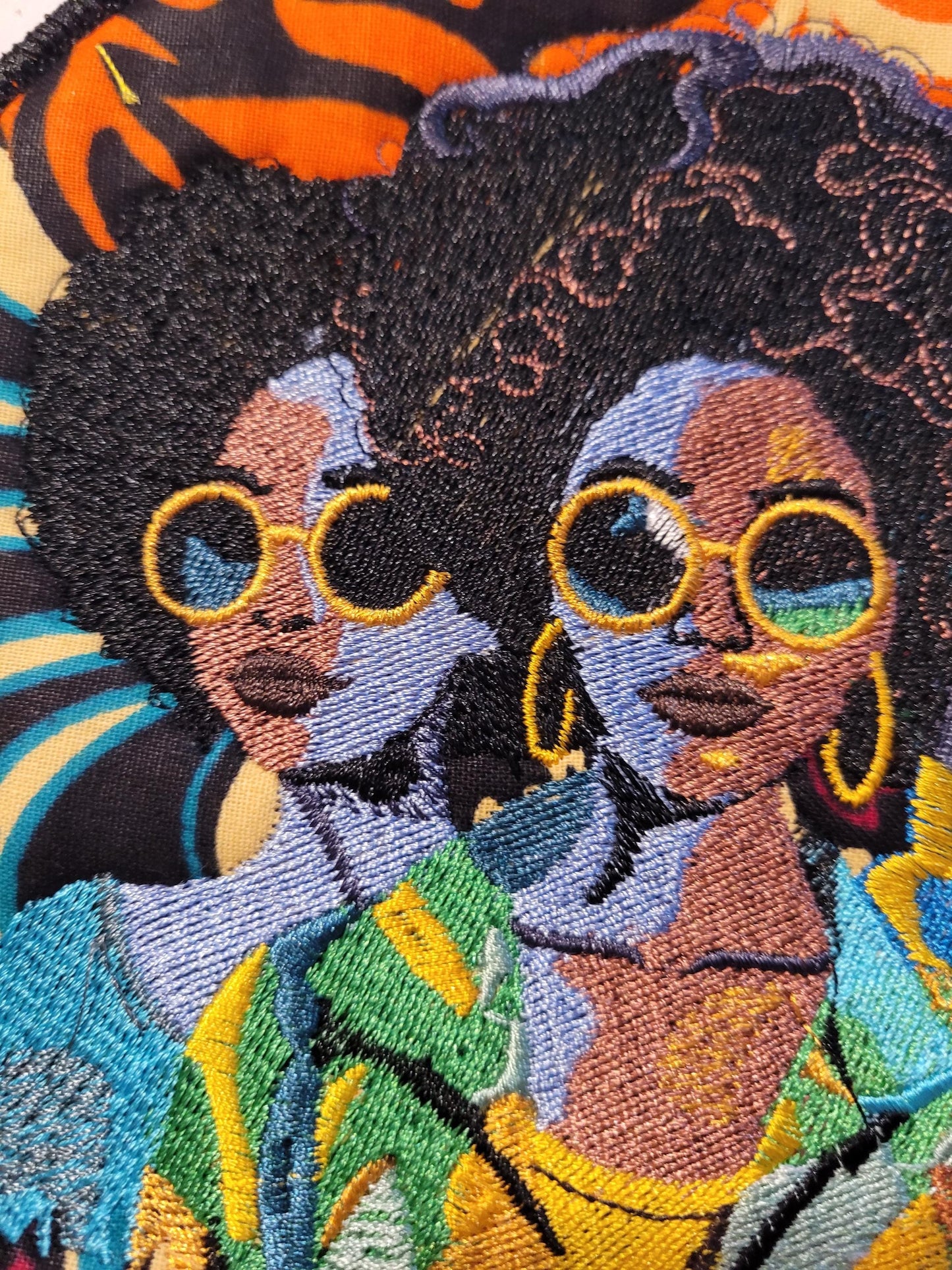 African American Black Sisters Patch, Abstract, Black Girl Magic, Afrocentric Patches, Patches for the Culture