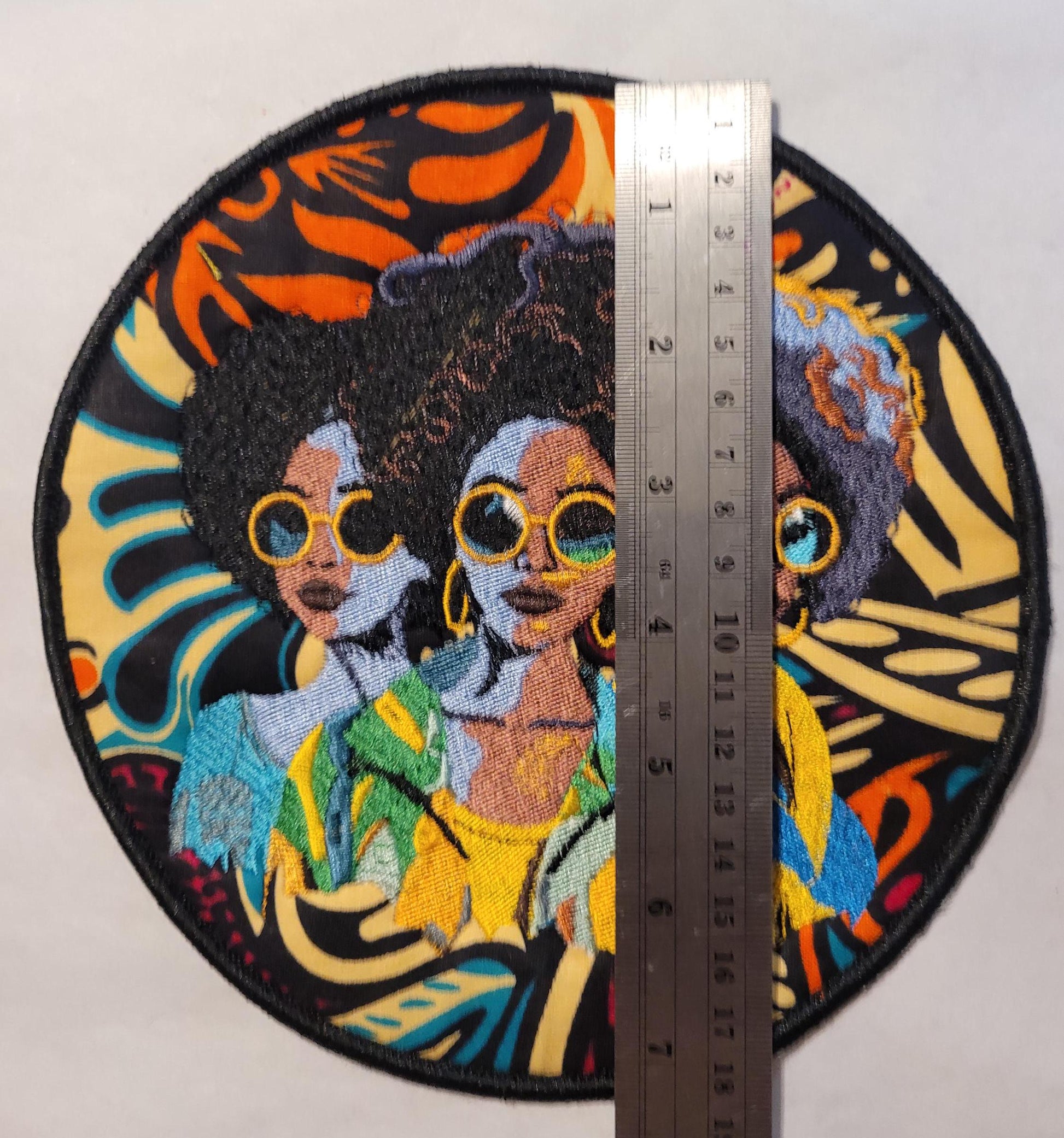 African American Black Sisters Patch, Abstract, Black Girl Magic, Afrocentric Patches, Patches for the Culture