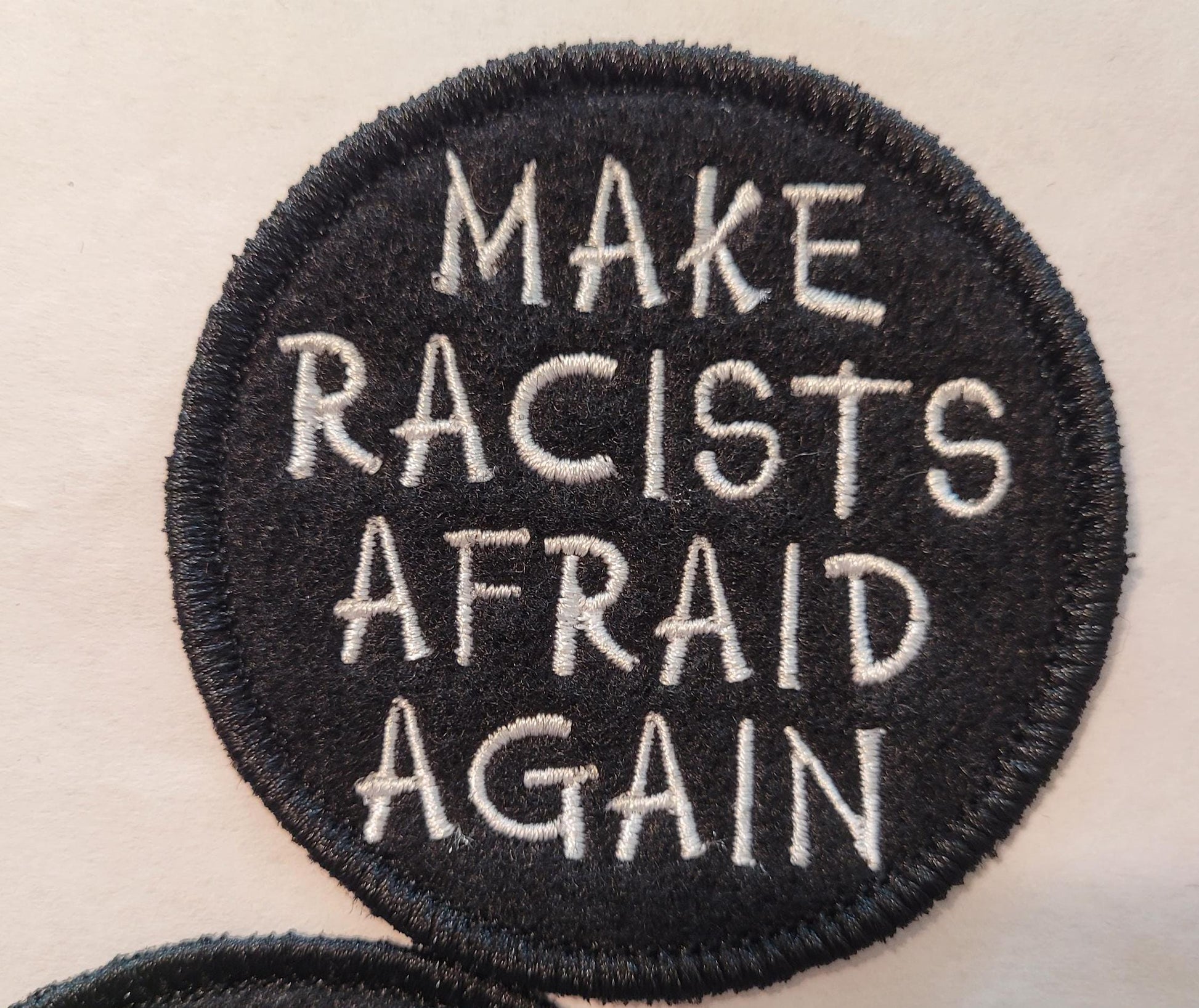 No one is Illegal on Stolen Land, Make Racist Afraid Again, Political Views, Allyship, Indigenous Rights Patches, Anti-Racism Patches